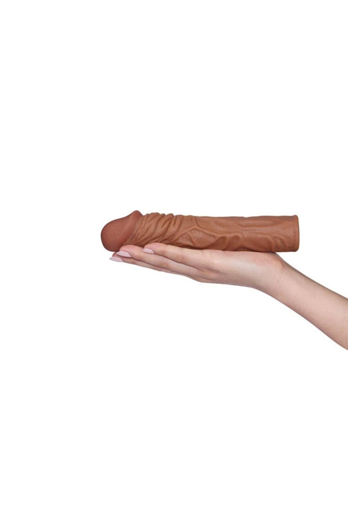 Lovetoy Pleasure X-Tender Peni̇s Uzatmalı Kılıf 3-Kahverengi̇