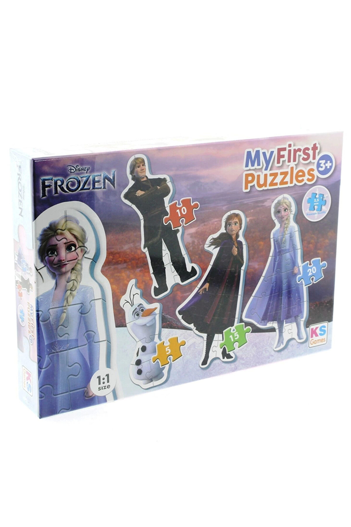 Ks Baby Puzzle Frozen My Fi̇rst Puzzle 4 İn 1 &Ccedil;er&ccedil;evesi̇z