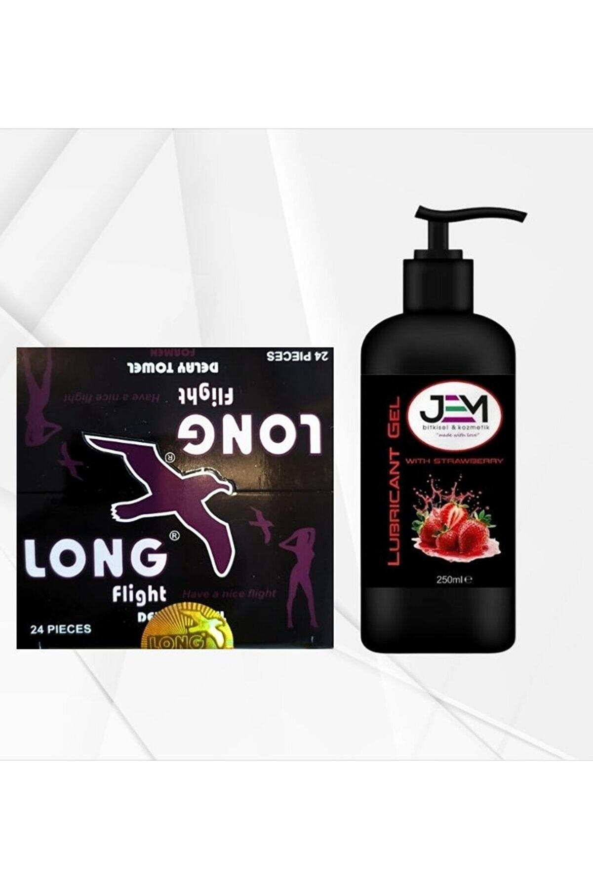 Long Islak Mendi̇l & Lubri̇cant Çi̇lekli̇ Jel