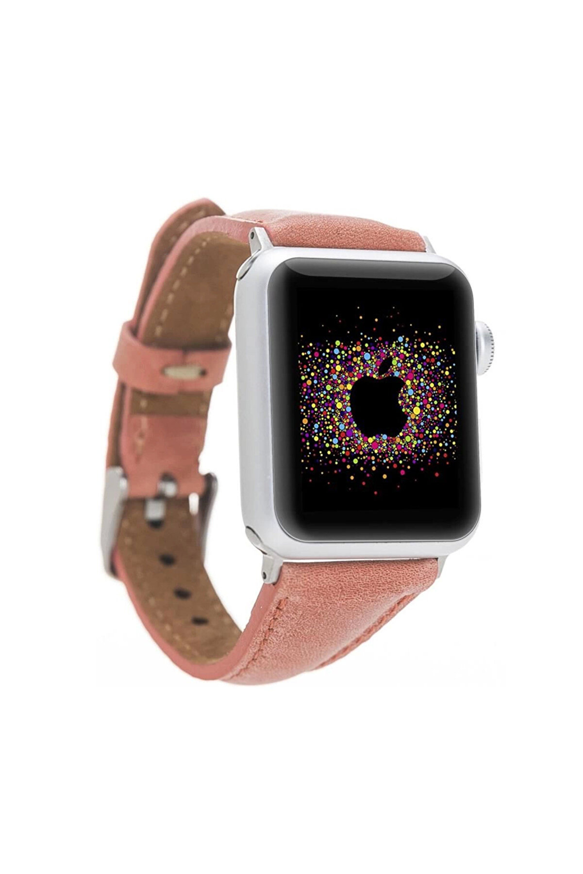 Apple Watch Uyumlu Deri̇ Kordon 42-44-45Mm Sli̇m G17
