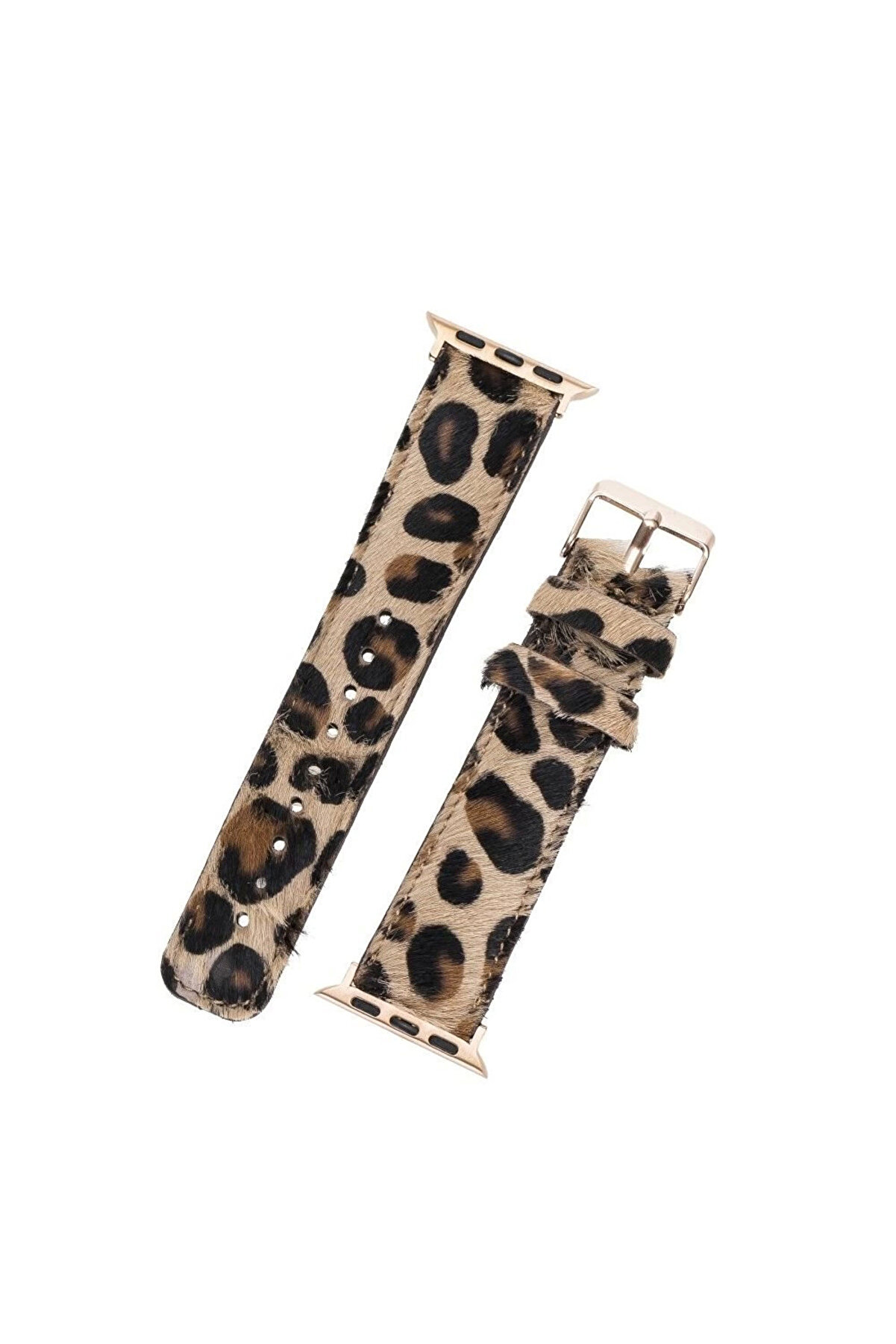 Apple Watch Uyumlu Deri̇ Kordon 42-44-45Mm Leo1N