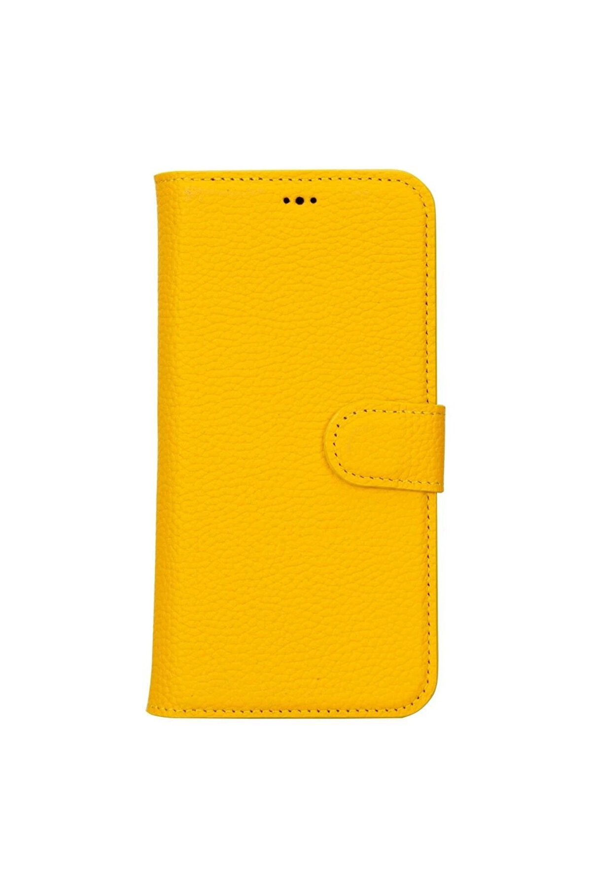Apple İphone 15 Pro Max Uyumlu Deri̇ Cüzdanlı Kılıf Mwwn Fl12 Sarı