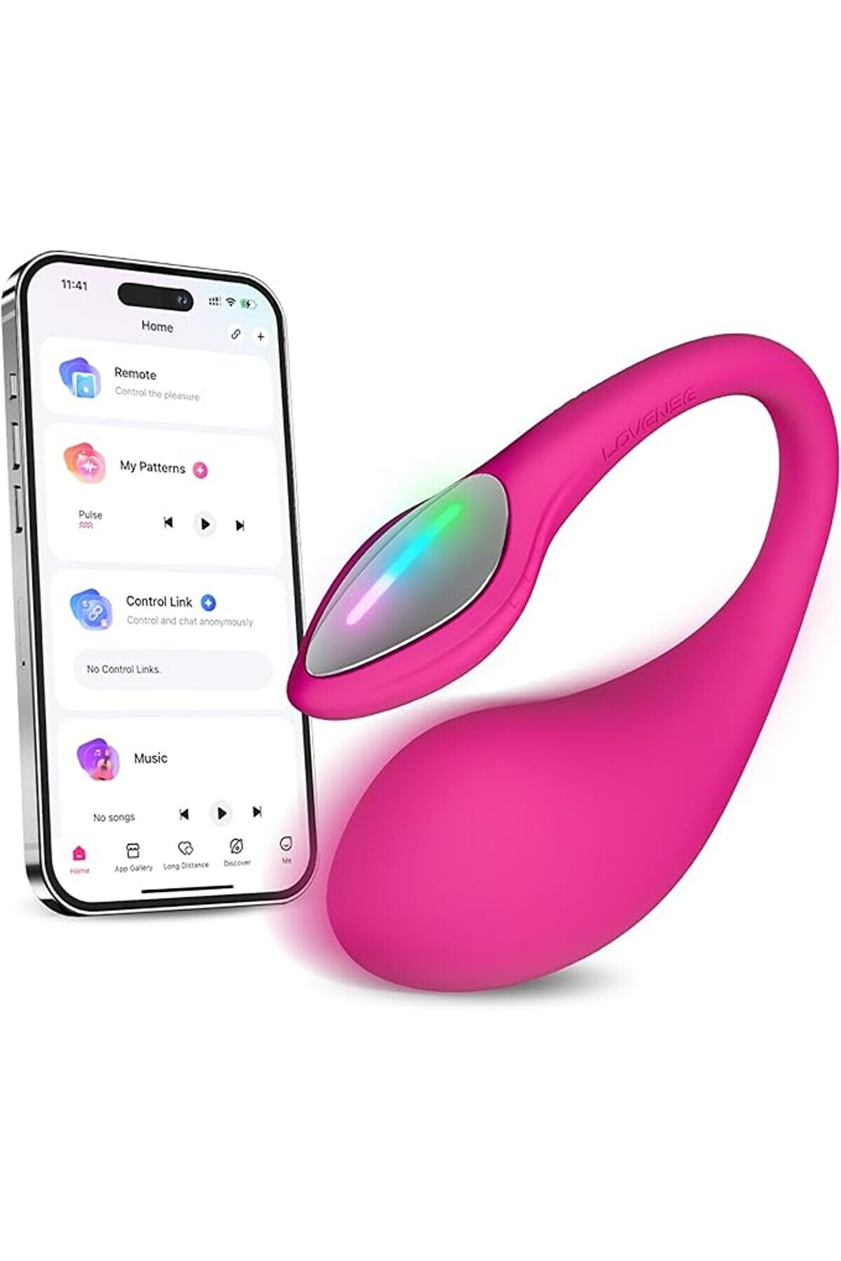 Lovense Lush 4 Telefon Ve Tablet Kontroll&uuml; Yeni̇ Nesi̇l Vi̇brat&ouml;r