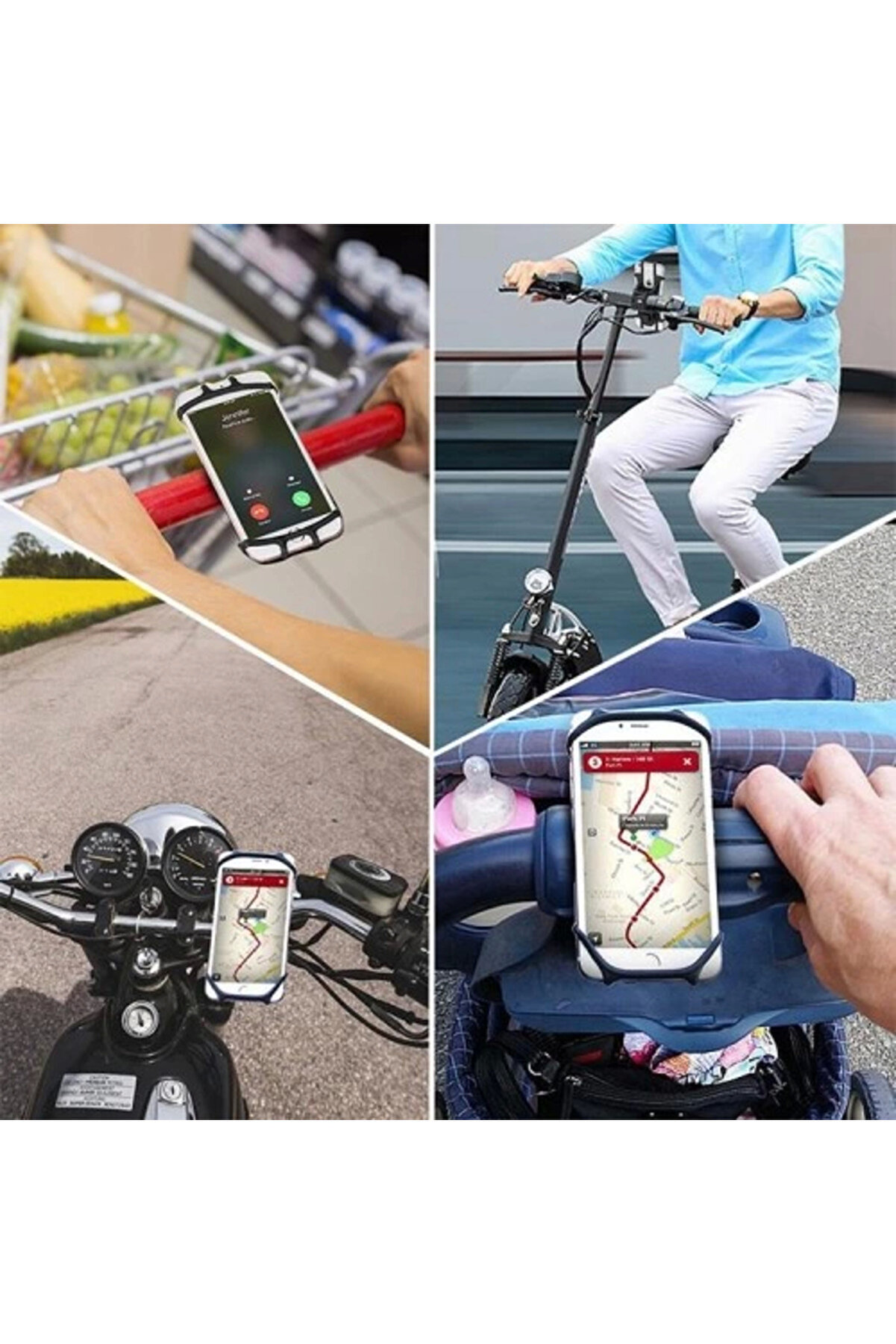 Motosi̇klet Bi̇si̇klet Telefon Tutucu