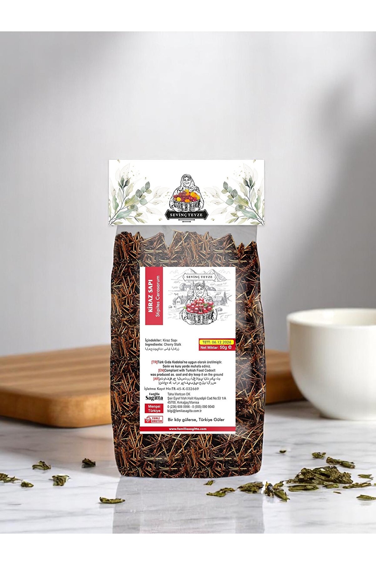 Ki̇raz Sapı, Ki̇raz Sapı Çayı, Cherry Stalk, Cerasus Avi̇um 50G
