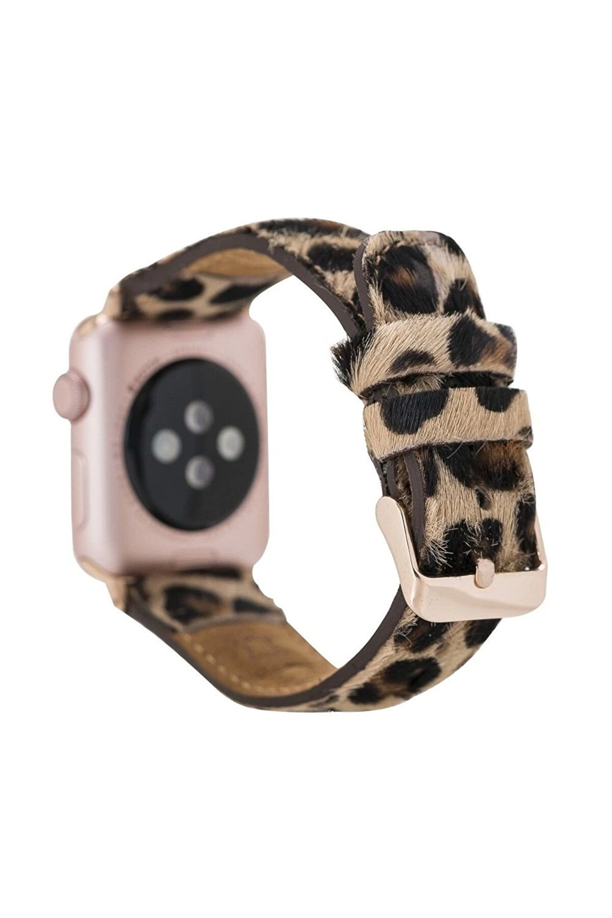 Apple Watch Uyumlu Deri̇ Kordon 42-44-45Mm Leo1N
