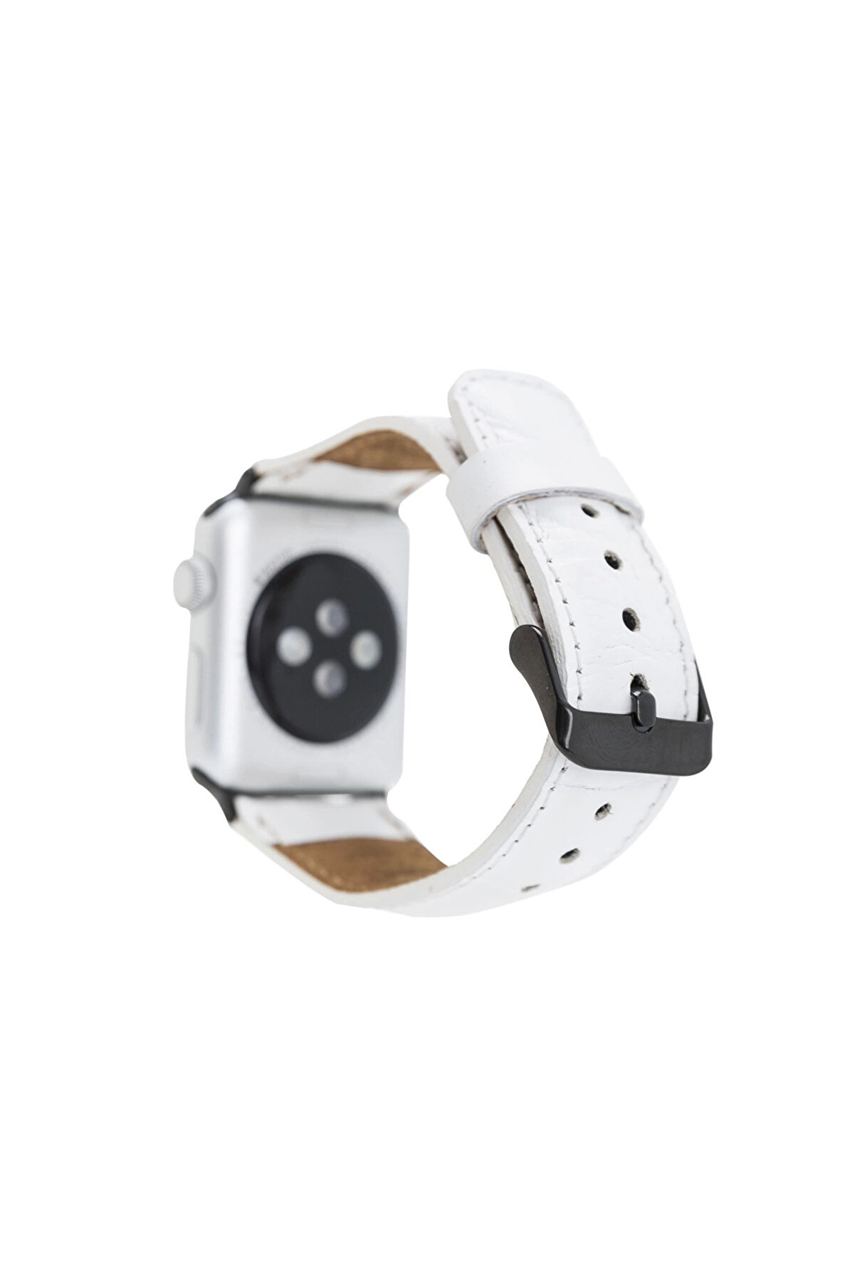 Apple Watch Uyumlu Deri̇ Kordon 42-44-45Mm F3 Beyaz