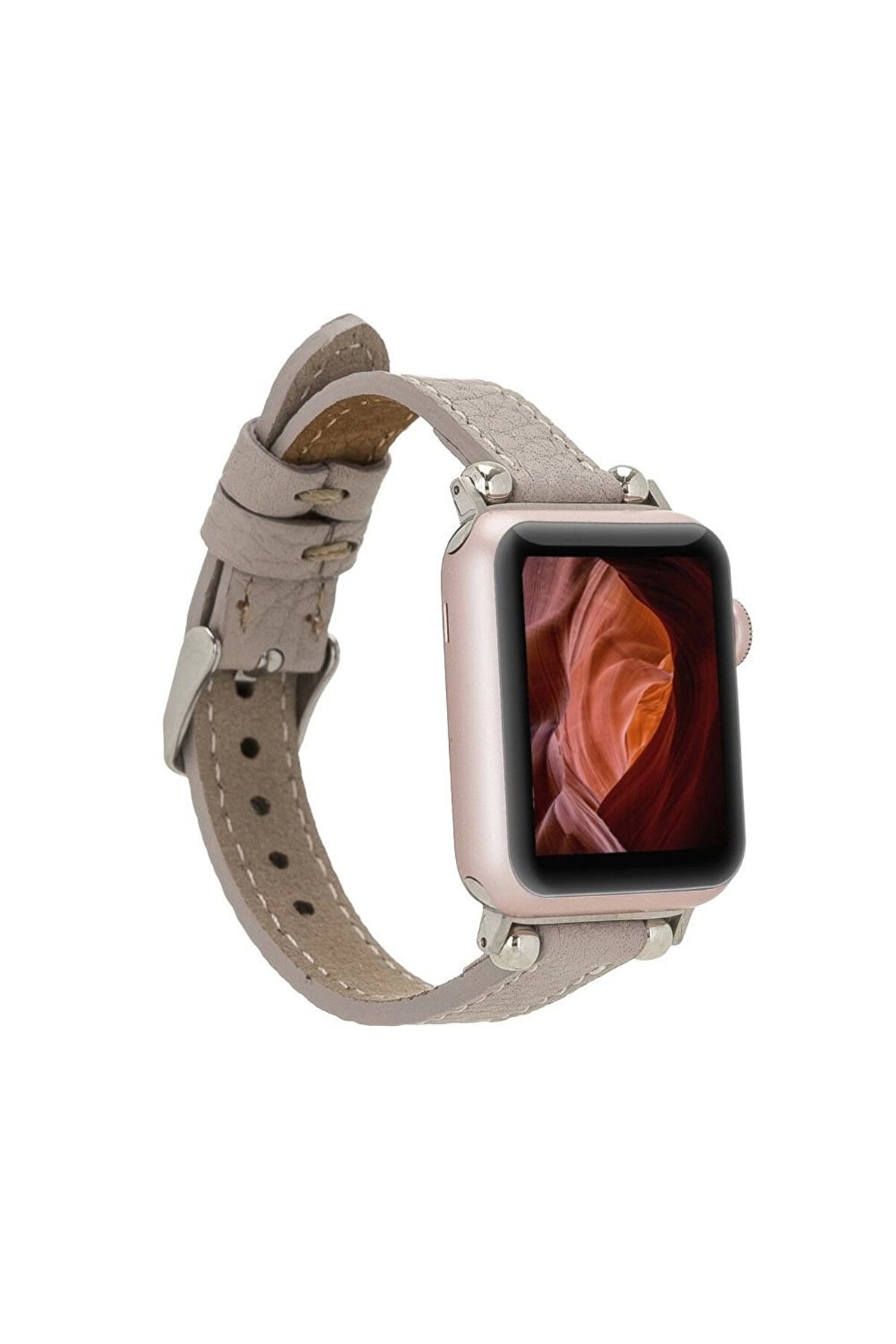 gizmurstore Apple Watch Uyumlu Deri Kordon 38-40-41mm Ferro ERC3
