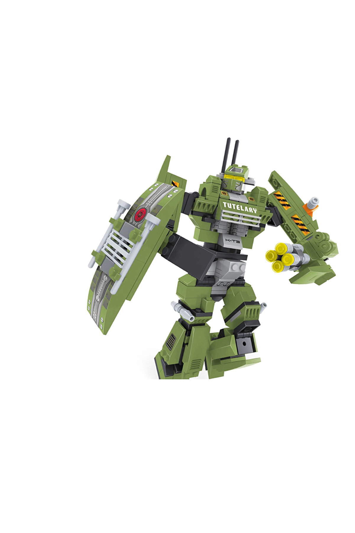 gizmurstore Ausini Outer Space 276 Parça Yeşil Robot