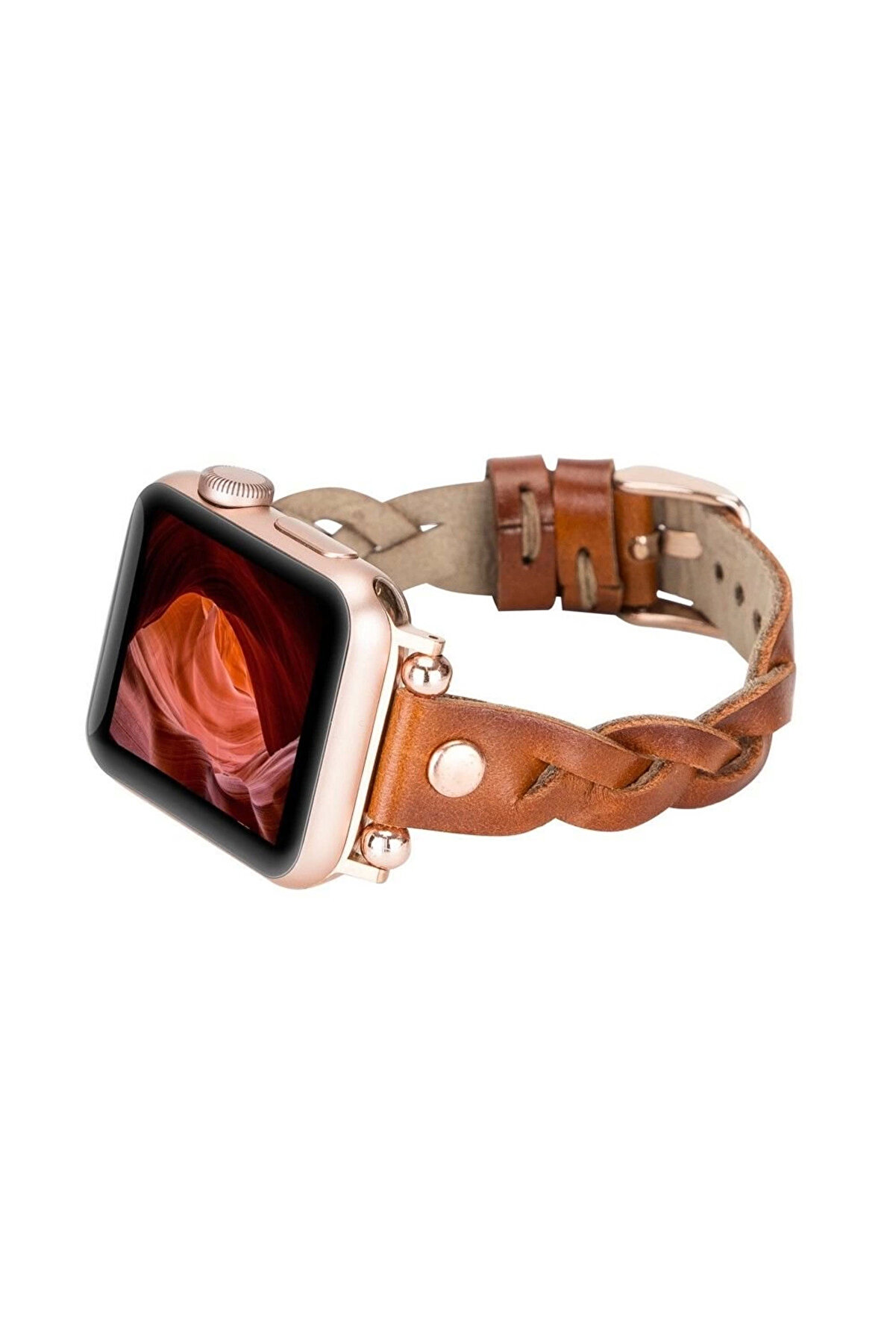 Apple Watch Uyumlu Deri̇ Kordon Wanda 38-40-41Mm Rt Rst2E