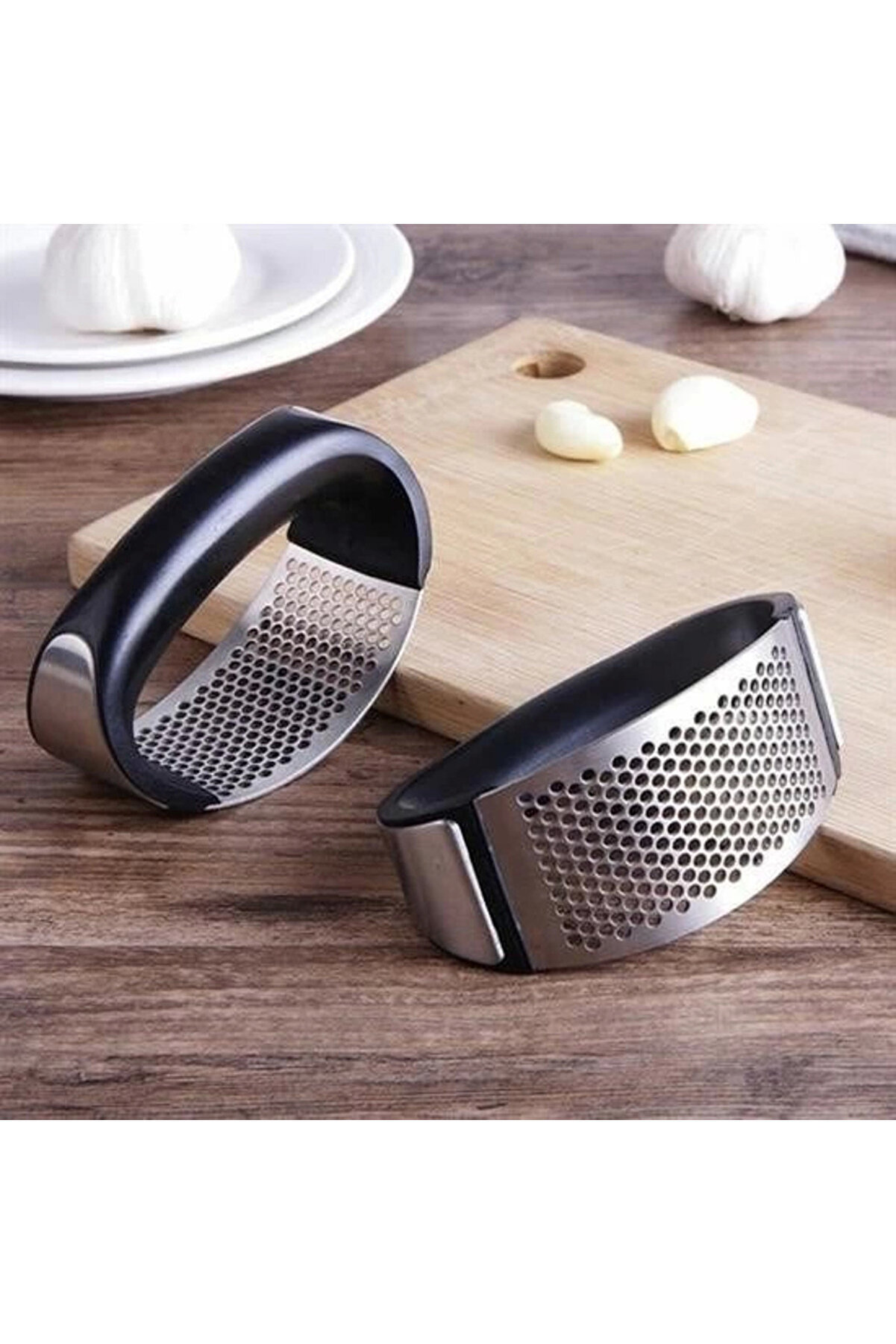 gizmurstore Yeni Sarımsak Ezici Paslanmaz Çelik Garlic Press