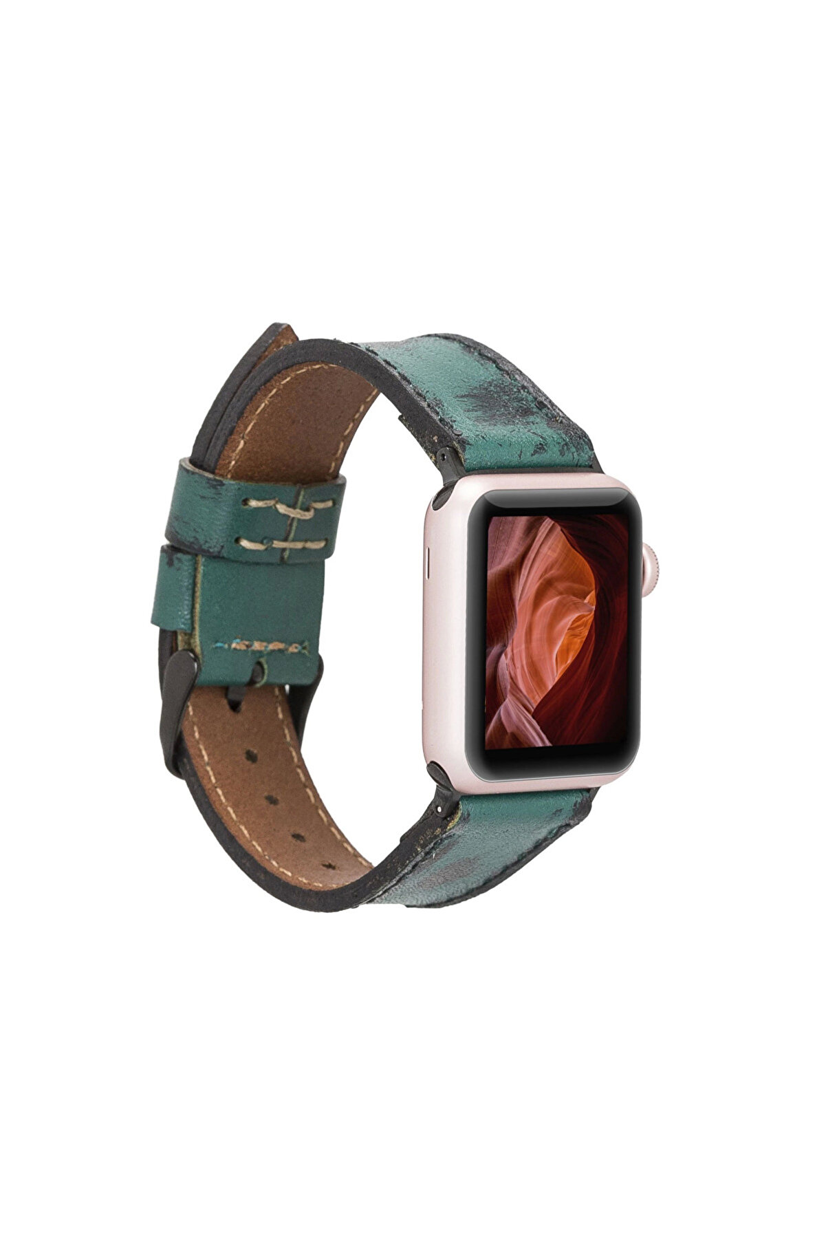 Apple Watch Uyumlu Deri̇ Kordon 38-40-41Mm V6