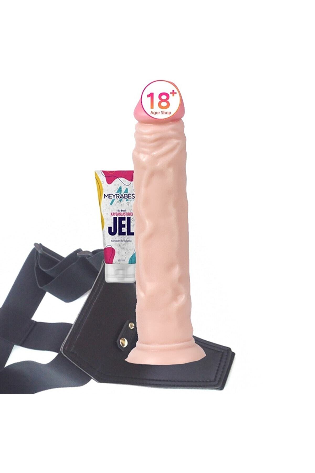 Meyrabest Di̇ldo Seri̇es 15 Cm Belden Bağlamalı Anal Ve Vaji̇nal Reali̇sti̇k Peni̇s