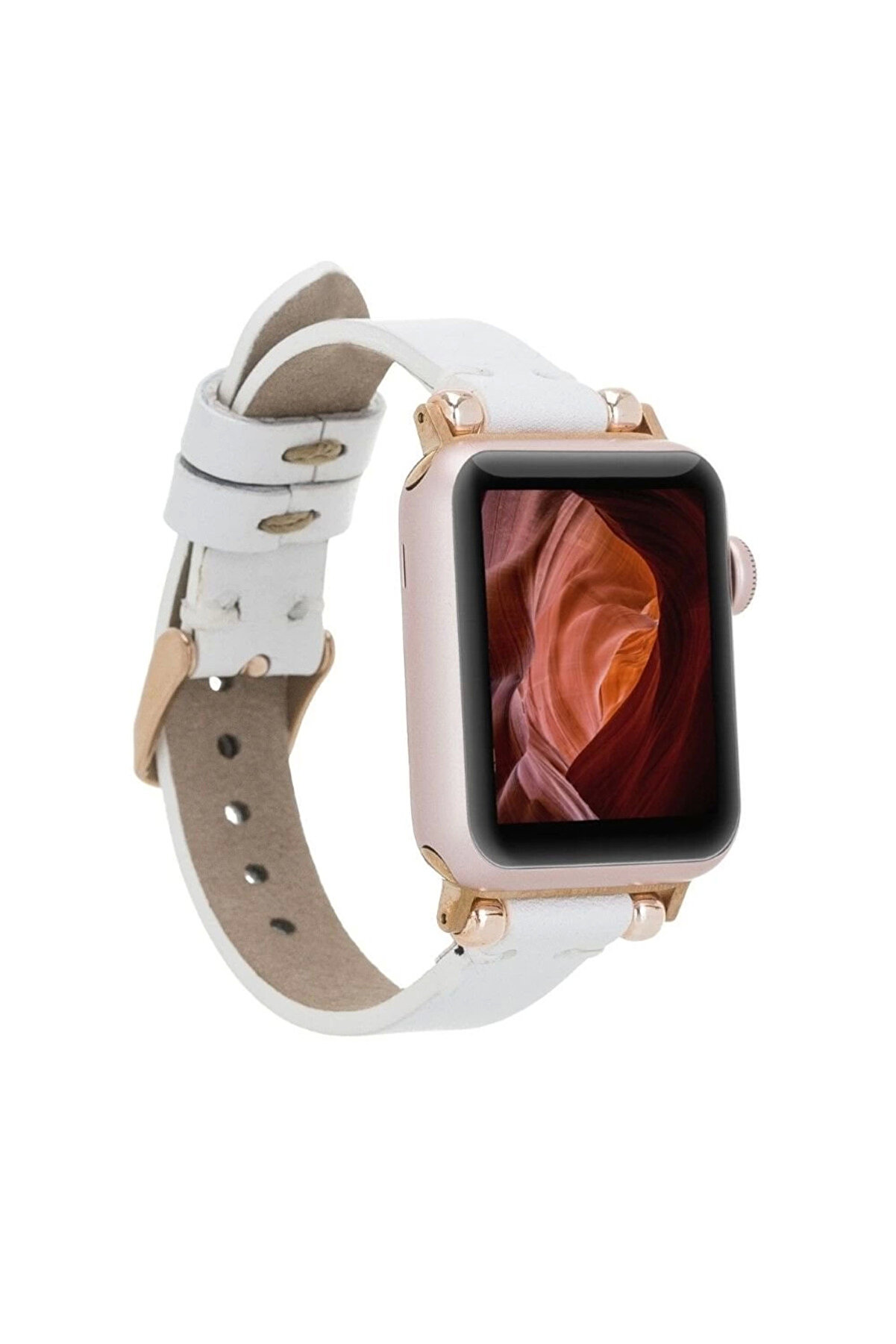 Apple Watch Uyumlu Deri̇ Kordon 38-40-41Mm Ferro F3