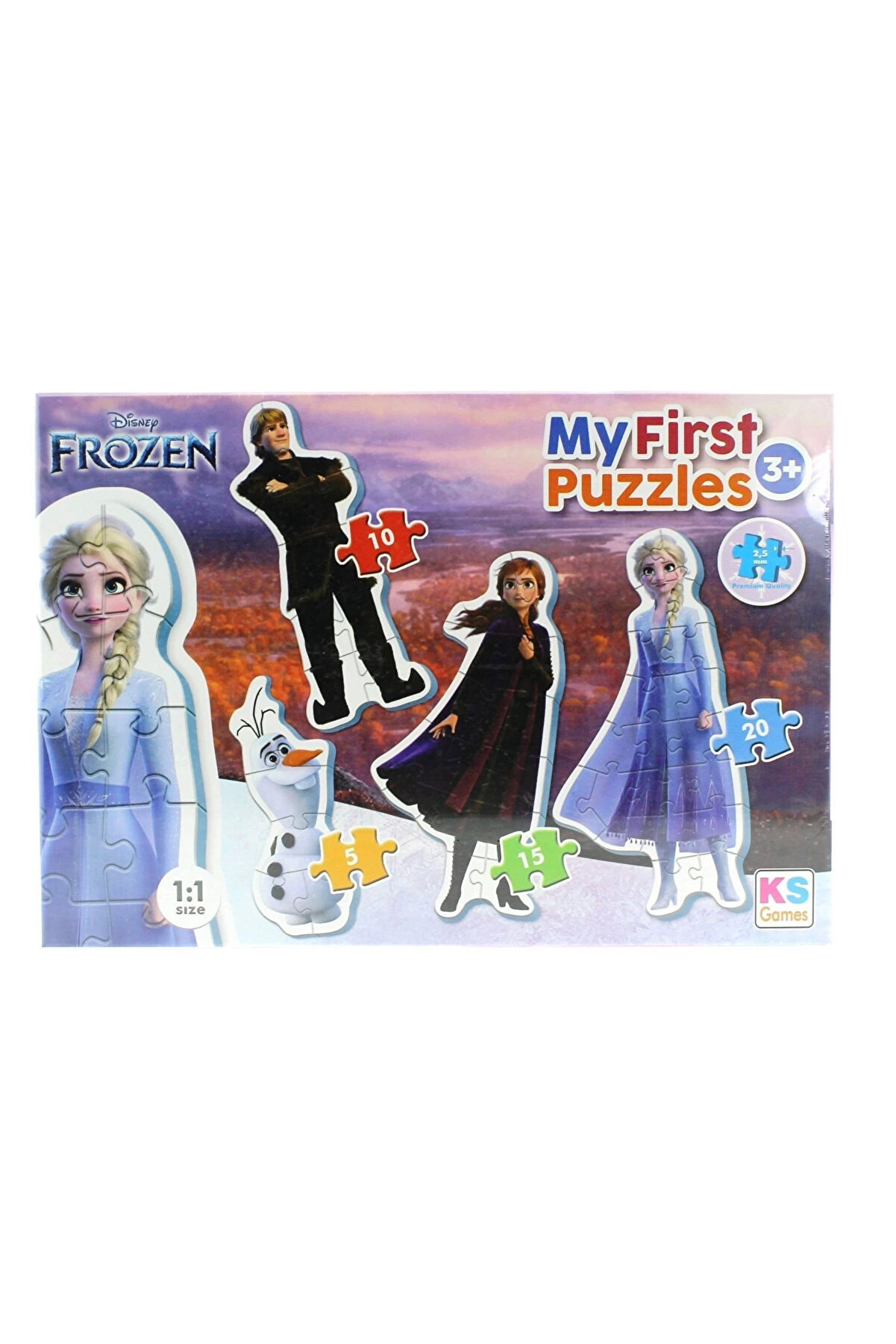 Ks Baby Puzzle Frozen My Fi̇rst Puzzle 4 İn 1 &Ccedil;er&ccedil;evesi̇z