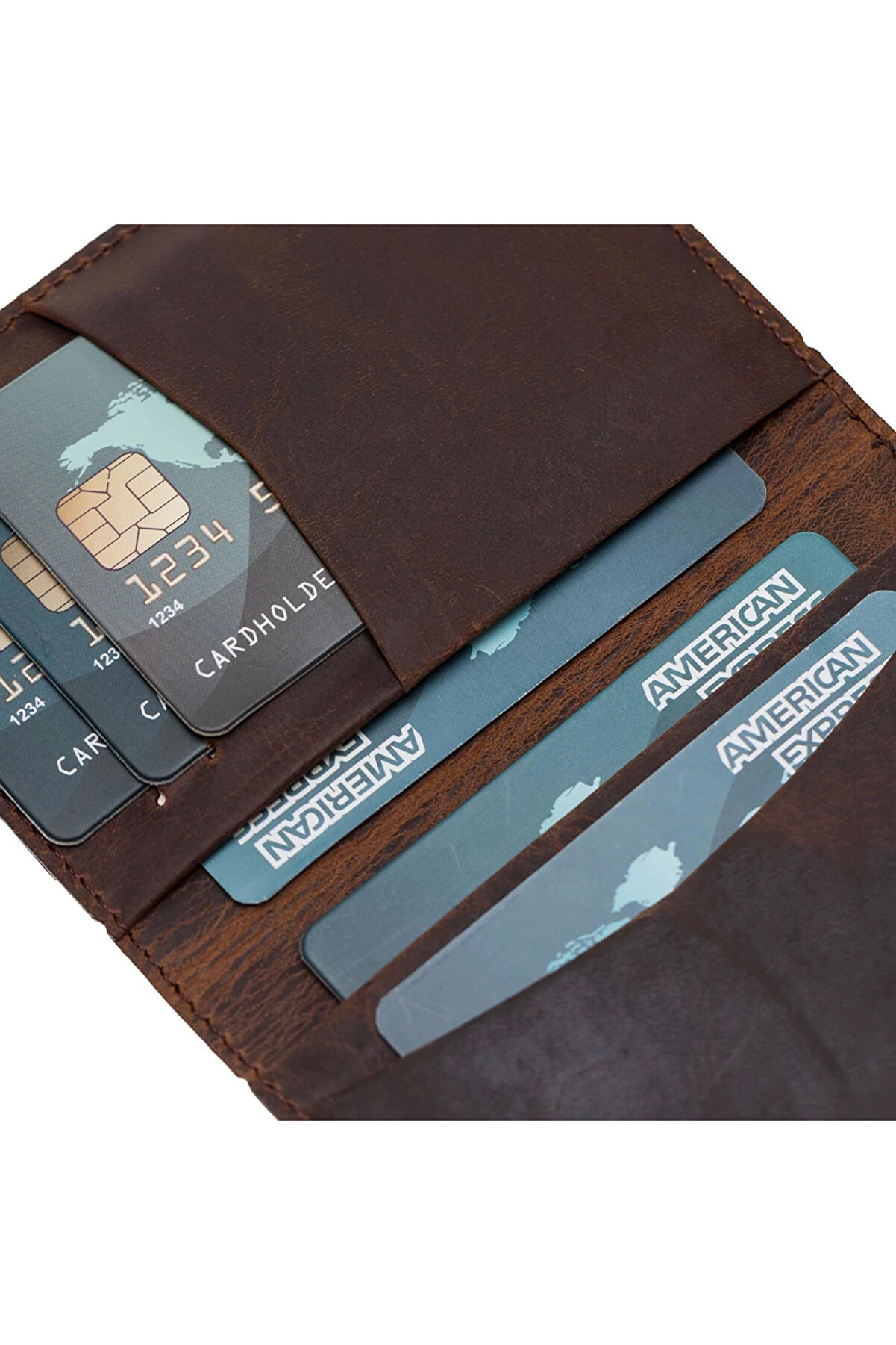 Dalfsen Deri̇ Kartlık G2 Anti̇k Kahve