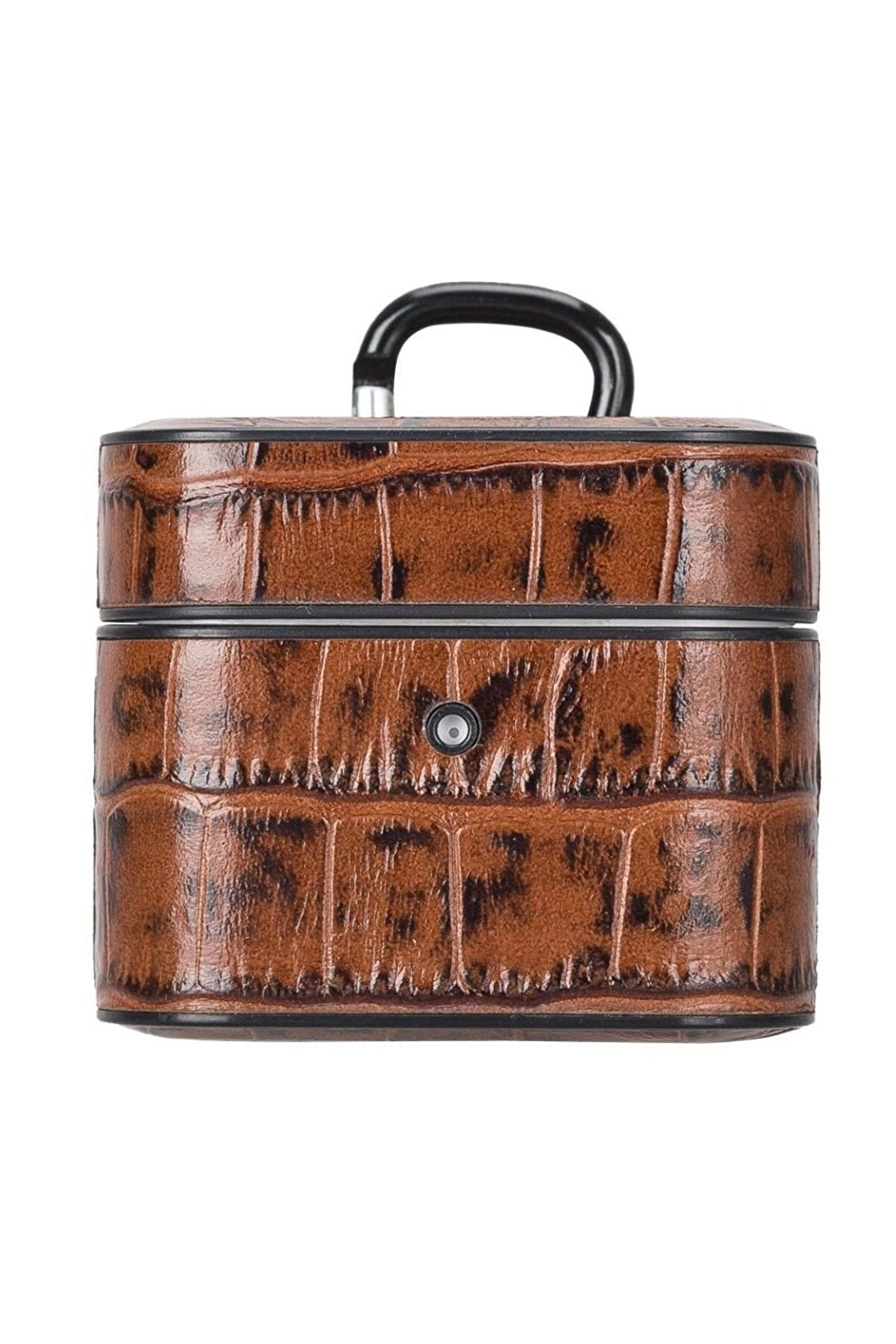 Casquet Apple Ai̇rpods 3.Nesi̇l Uyumlu Deri̇ Kılıf Yk6 Taba