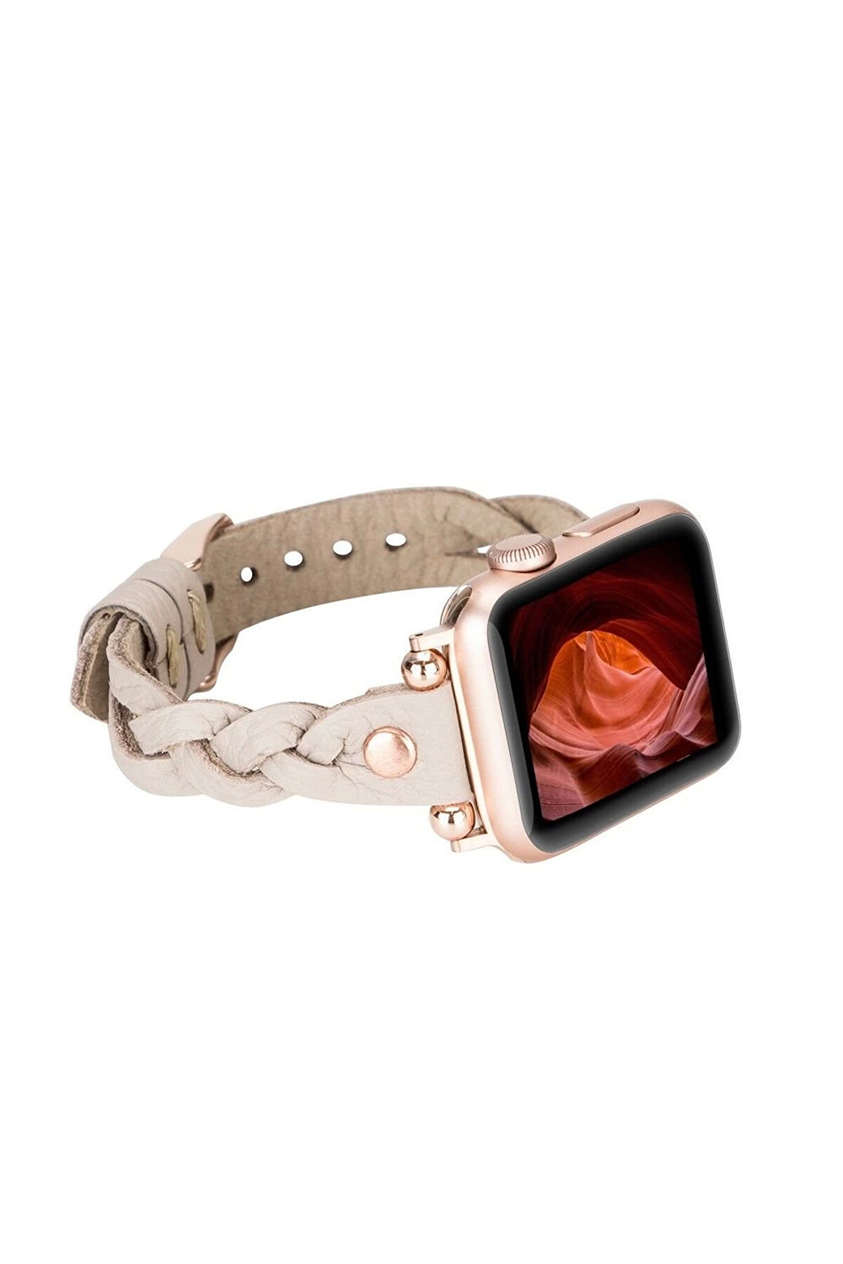 gizmurstore Apple Watch Uyumlu Deri Kordon Wanda 38-40-41mm RT ERC3