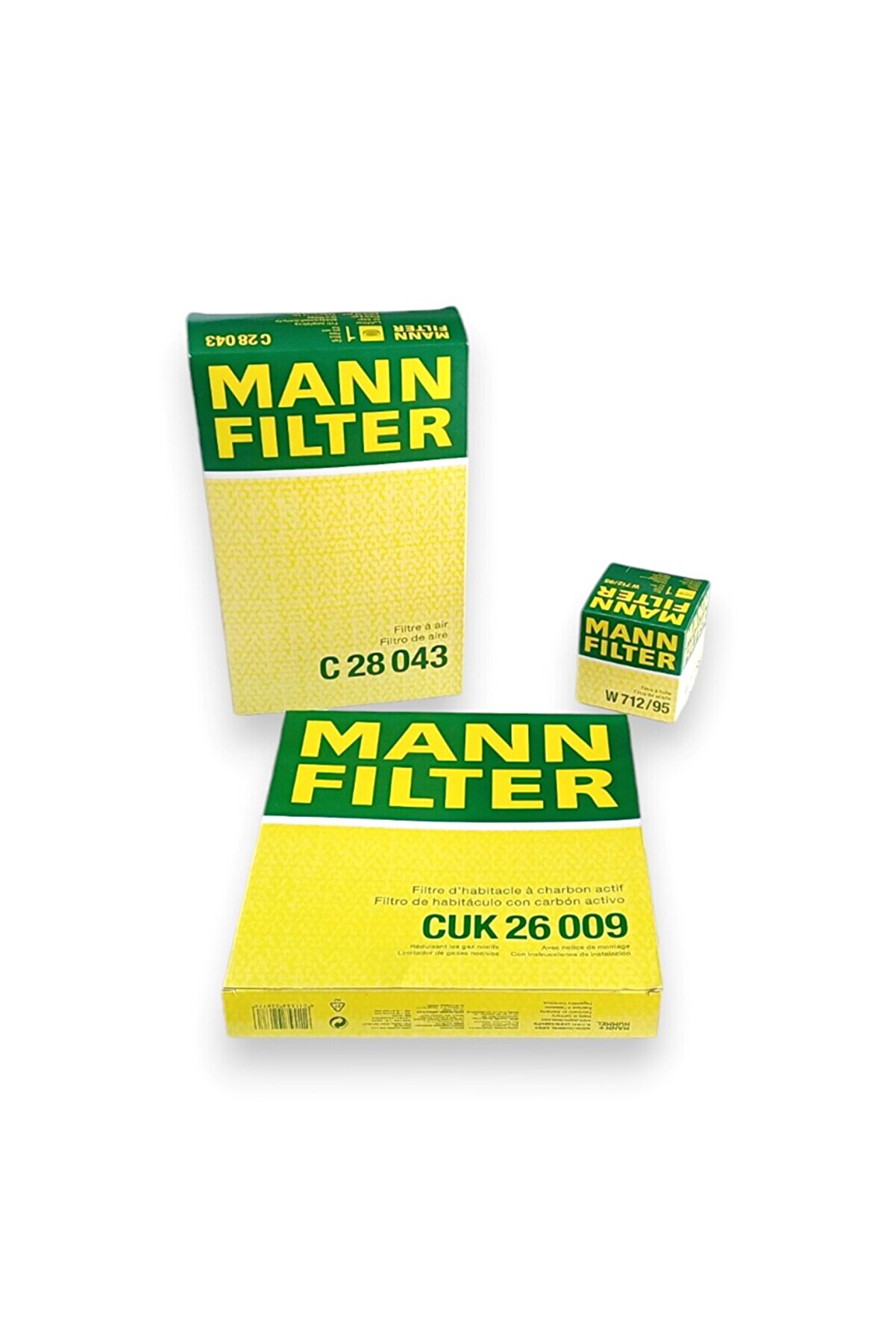 MANN Skoda Karoq 2018-2021 1.5TSi Motor Filtre Bakım Seti Mann