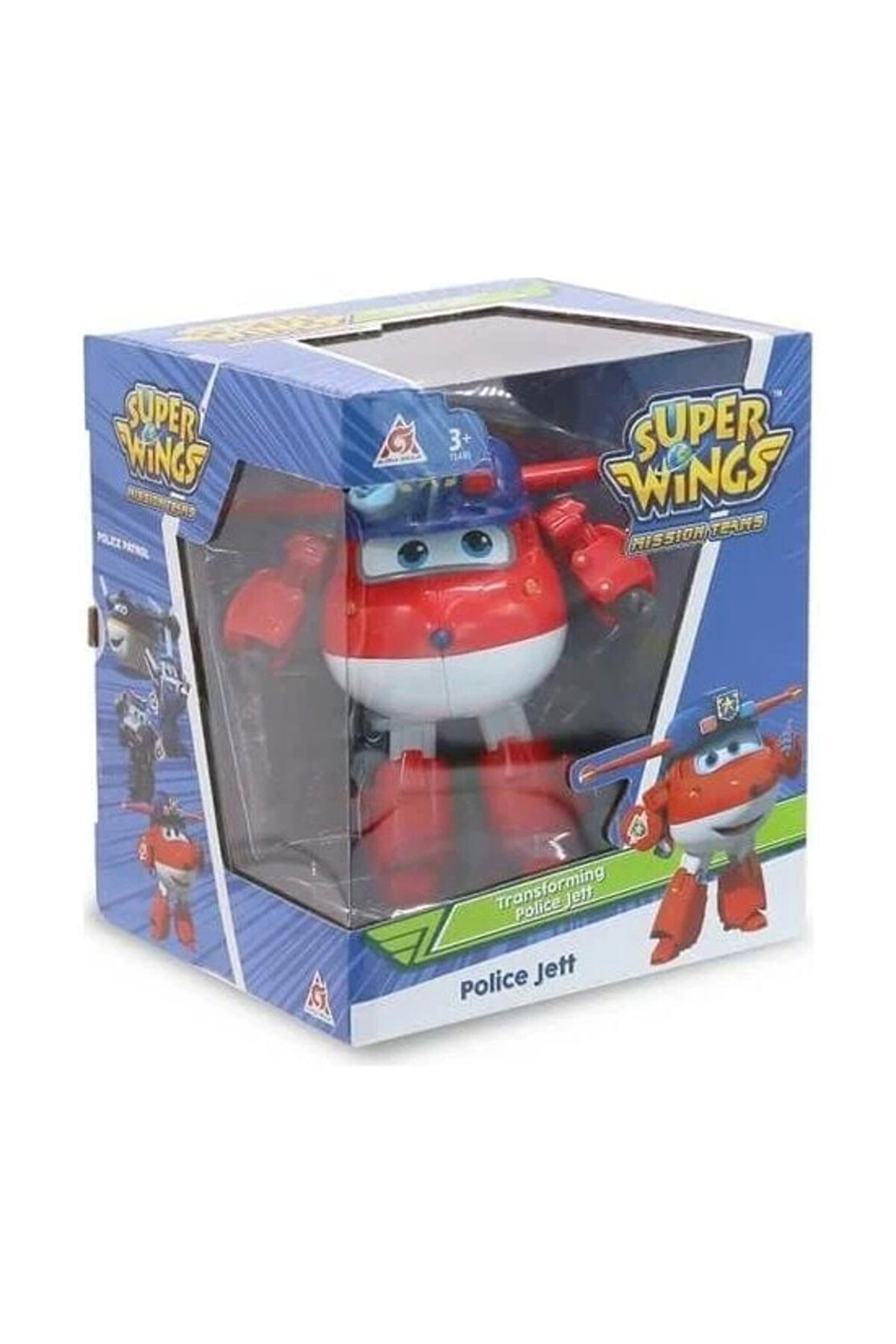 Hari̇ka Kanatlar Dönüşen Fi̇gür Poli̇s Jett