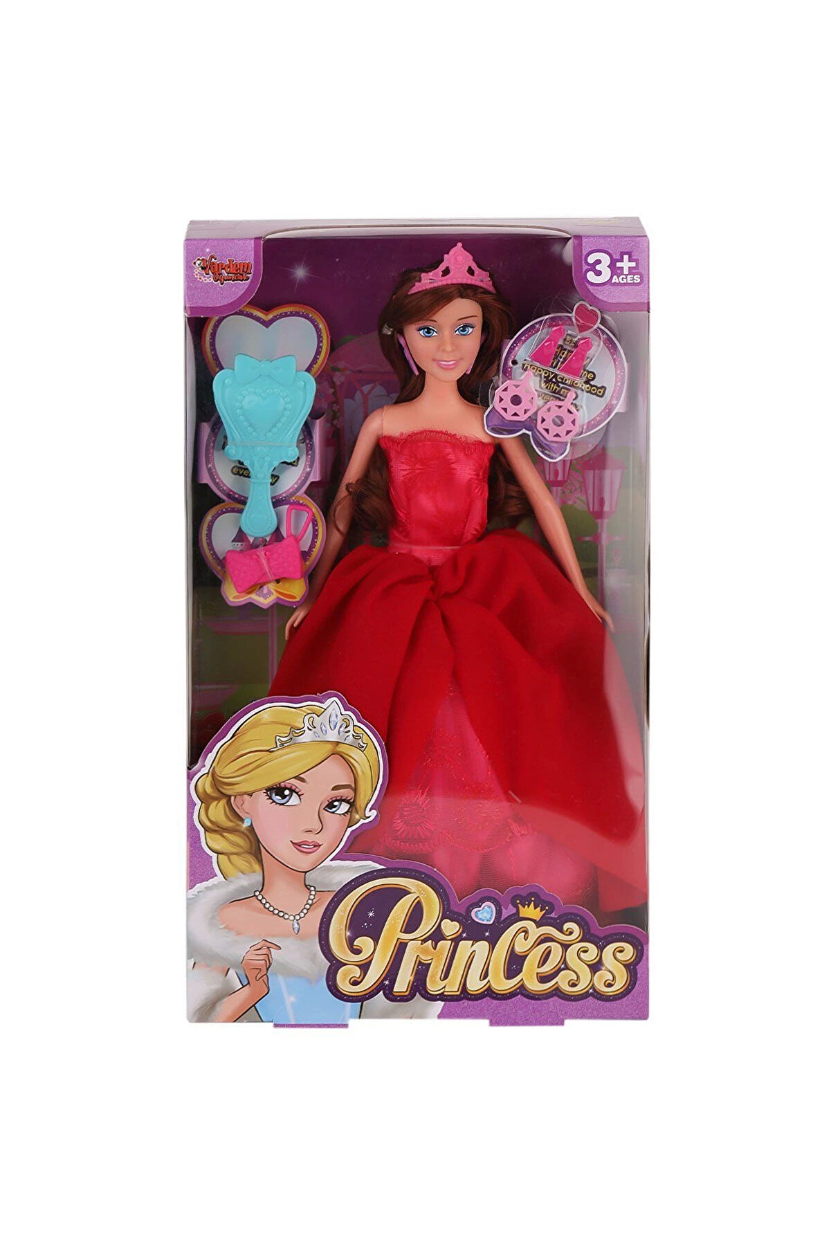 gizmurstore WG-66796 Kutulu 29cm Aksesuarlı Prenses