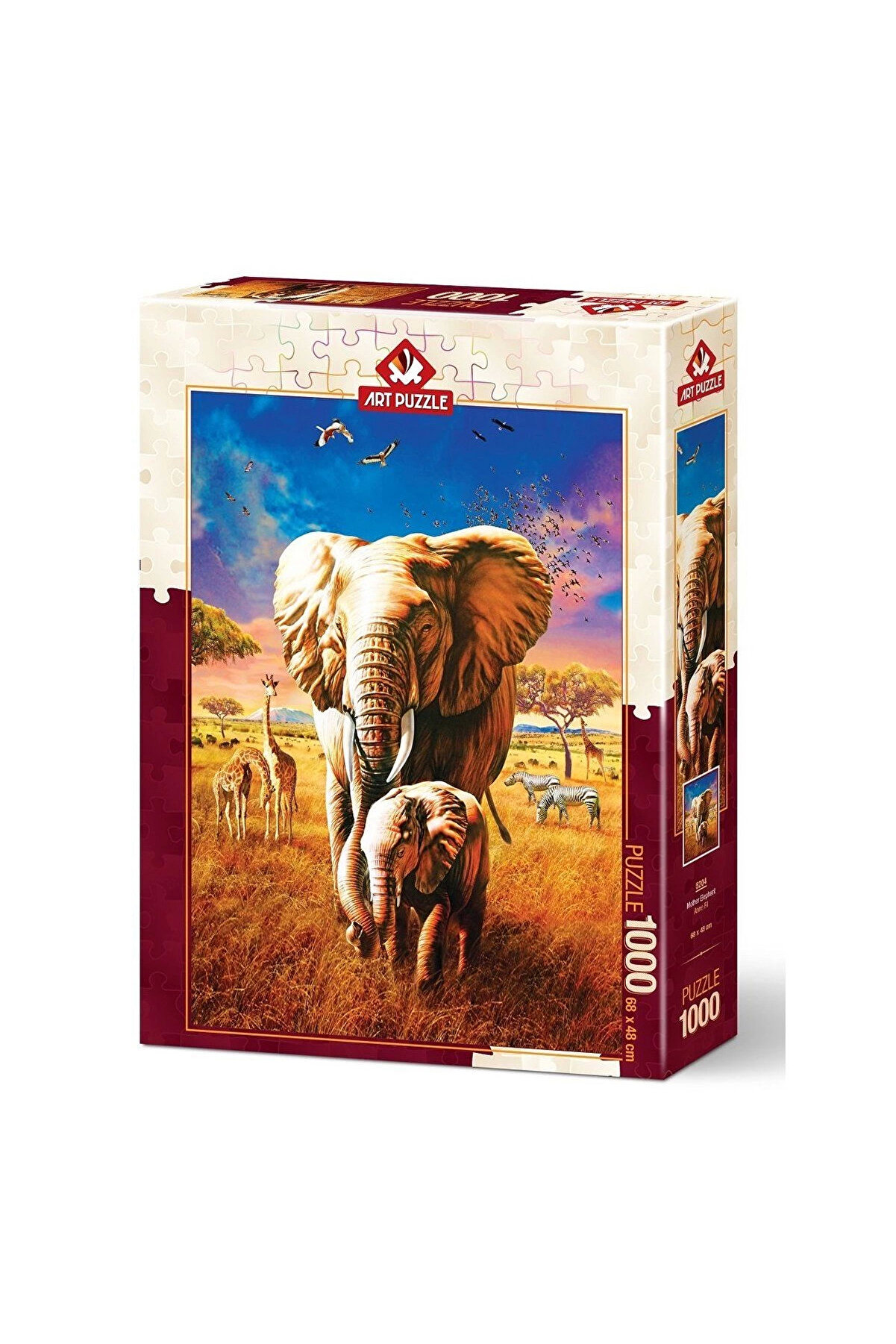 5204 Art Puzzle, Anne Fi̇l 1000 Parça Puzzle