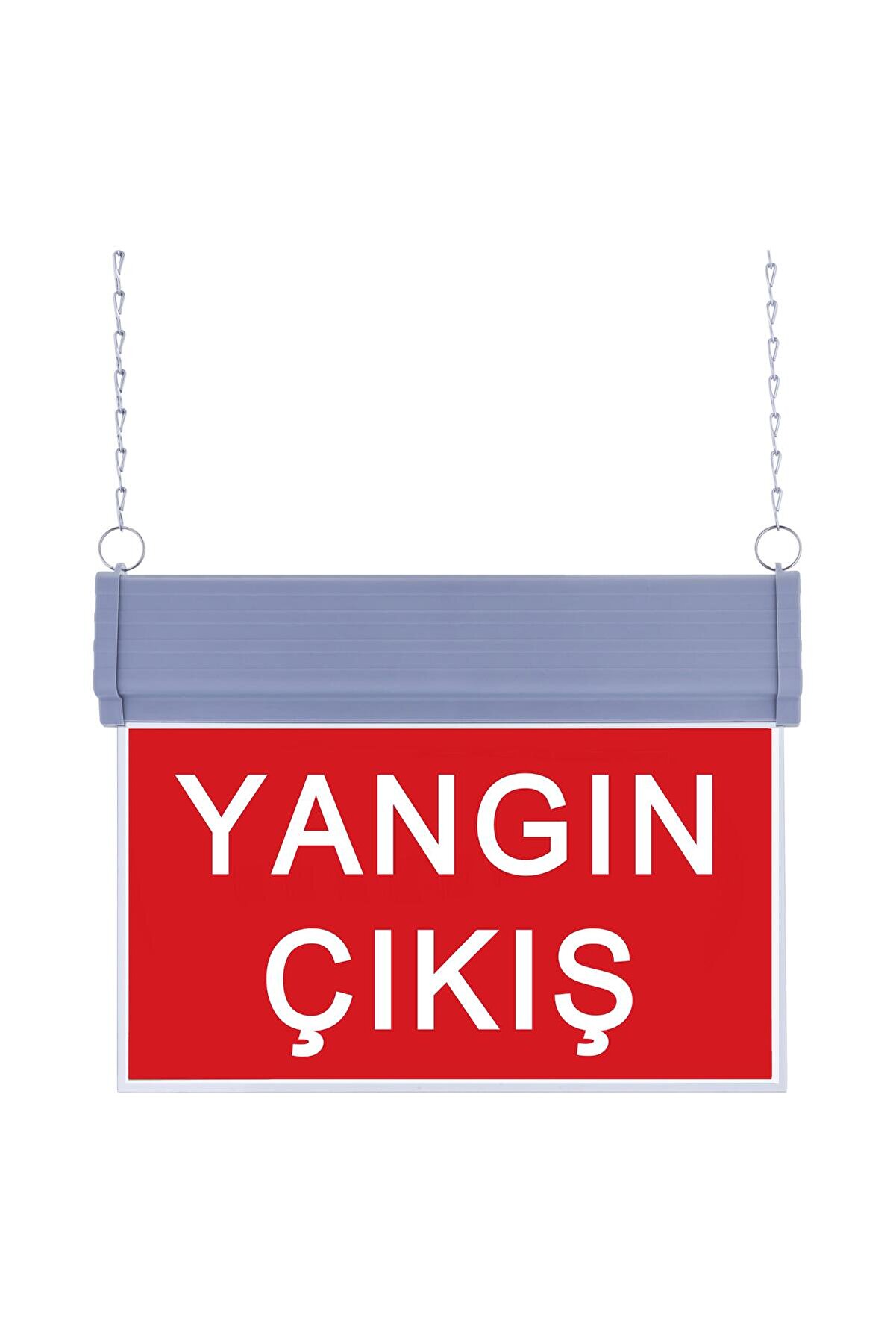 evimdeyokyok SG056 &Ccedil;ift Y&ouml;nl&uuml; Acil Y&ouml;nlendirme Armat&uuml;r&uuml; (Zincirli) Yangın &Ccedil;ıkış