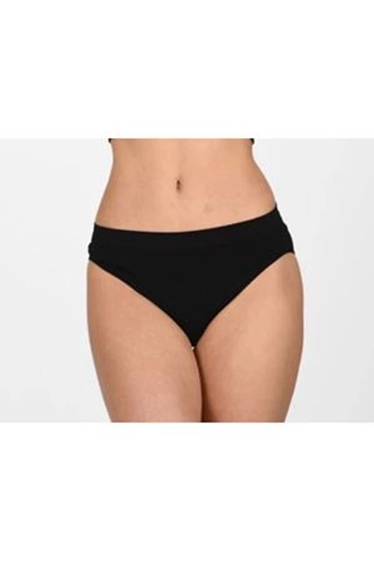 Si̇yah Kadın Di̇ki̇şsi̇z Külot Korse - 730
