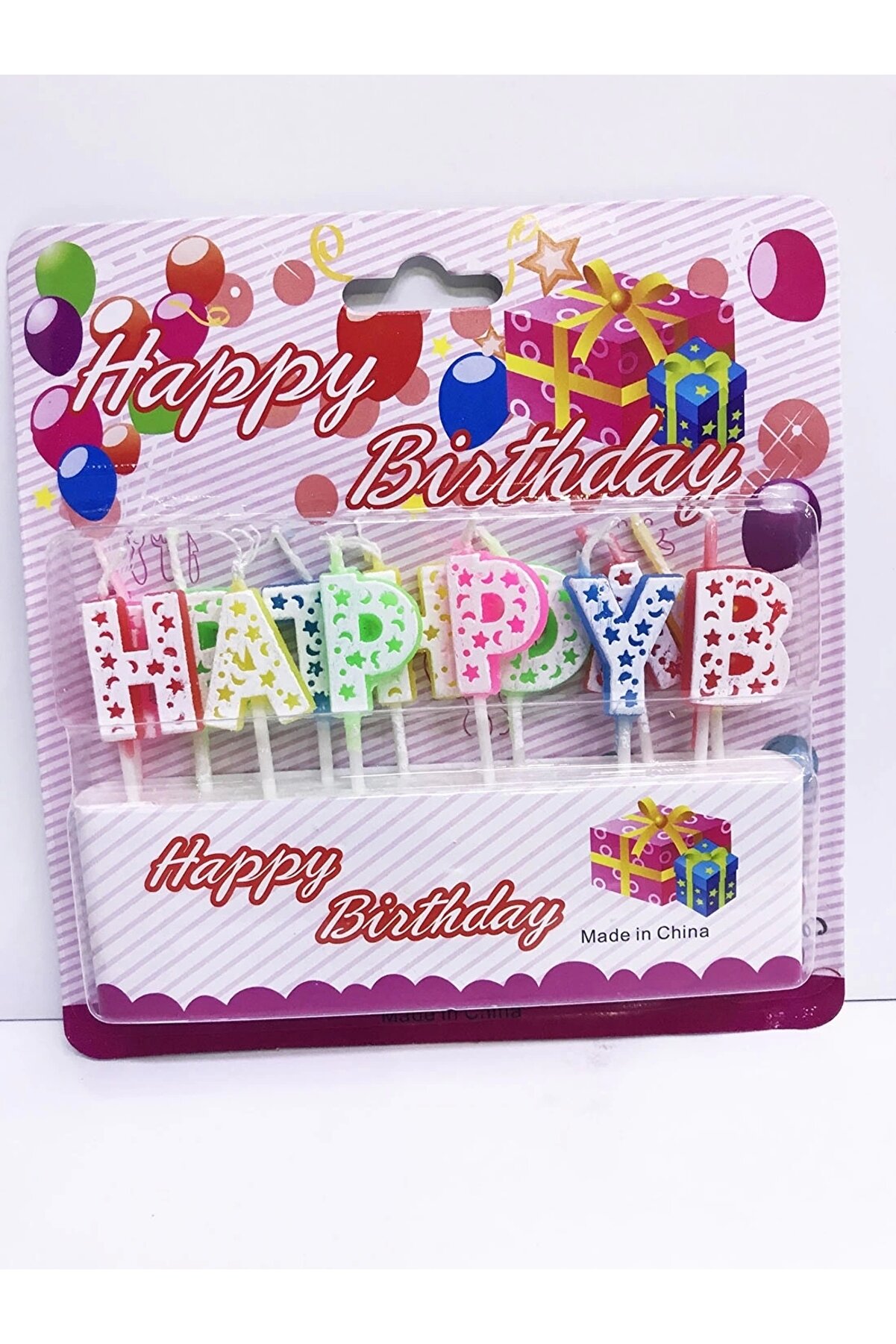 TRENDMEN Happy Birthday Renkli Mum