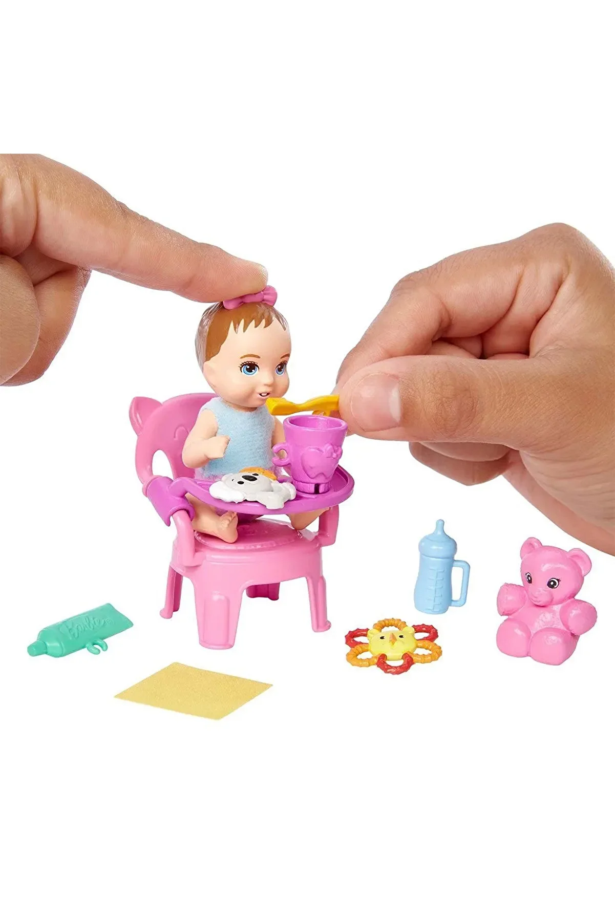 Ghv83 Özelli̇kli̇ Mi̇ni̇k Bebekler /Barbi̇e Bebek Bakıcısı -1 Adet Fi̇yatıdır