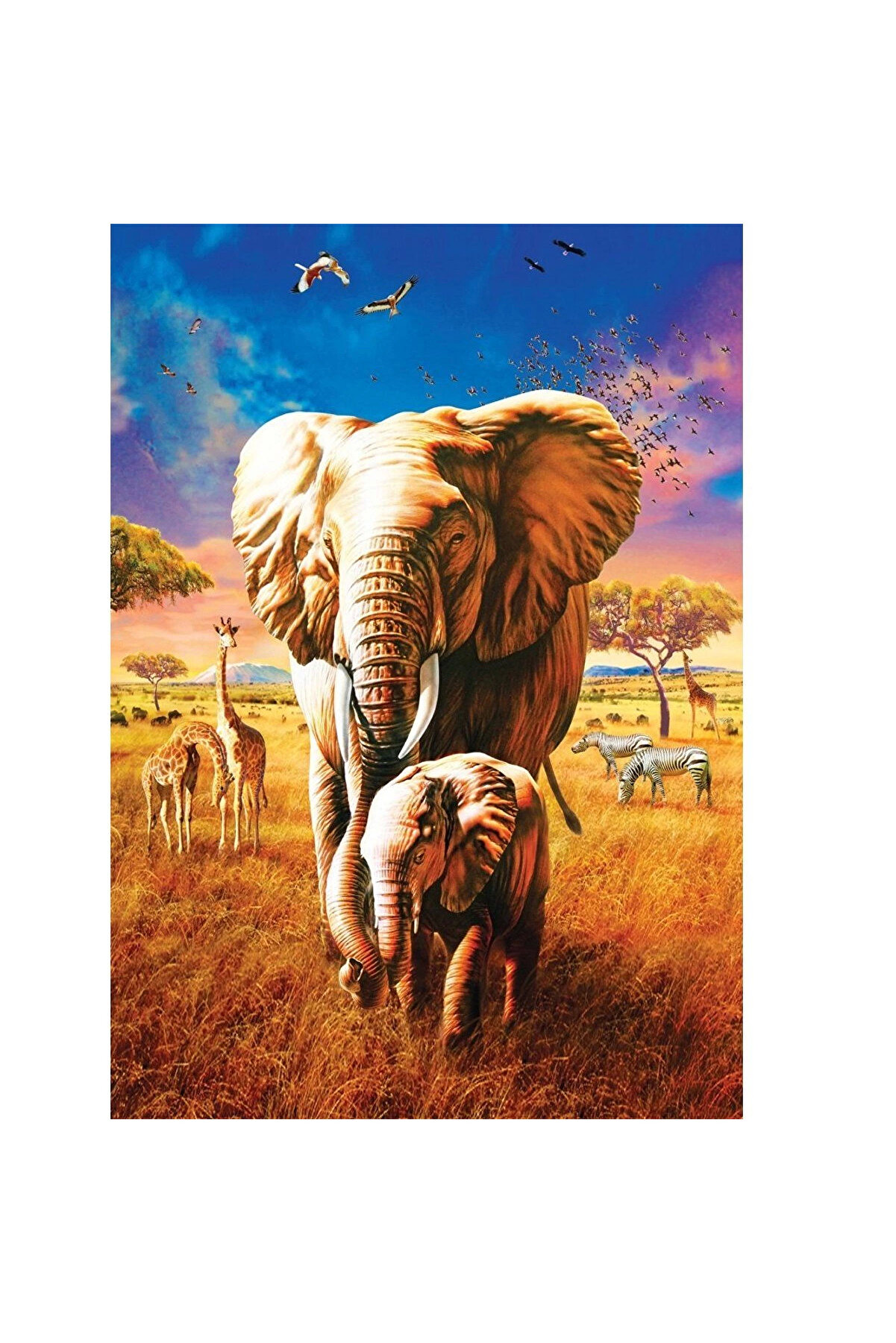 5204 Art Puzzle, Anne Fi̇l 1000 Parça Puzzle