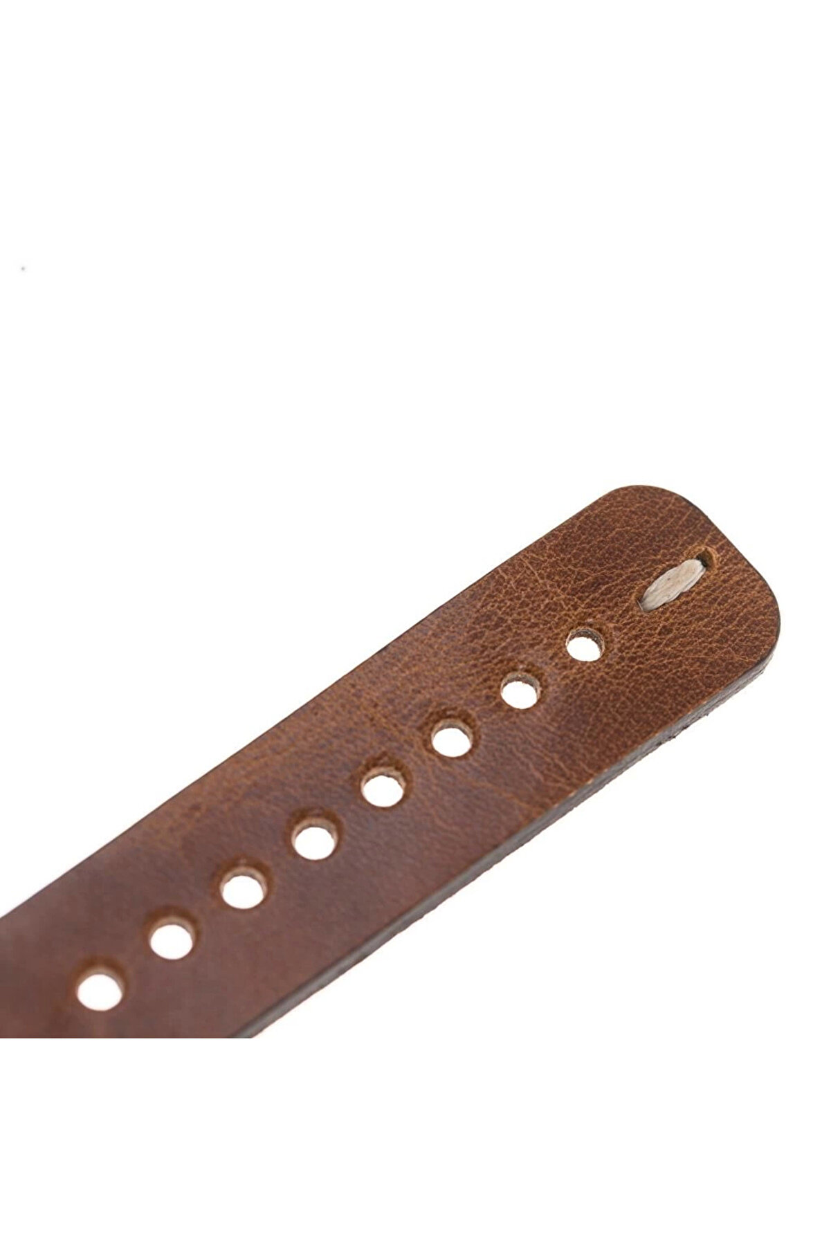 Apple Watch Uyumlu Deri̇ Kordon 42-44-45Mm Cuff V18