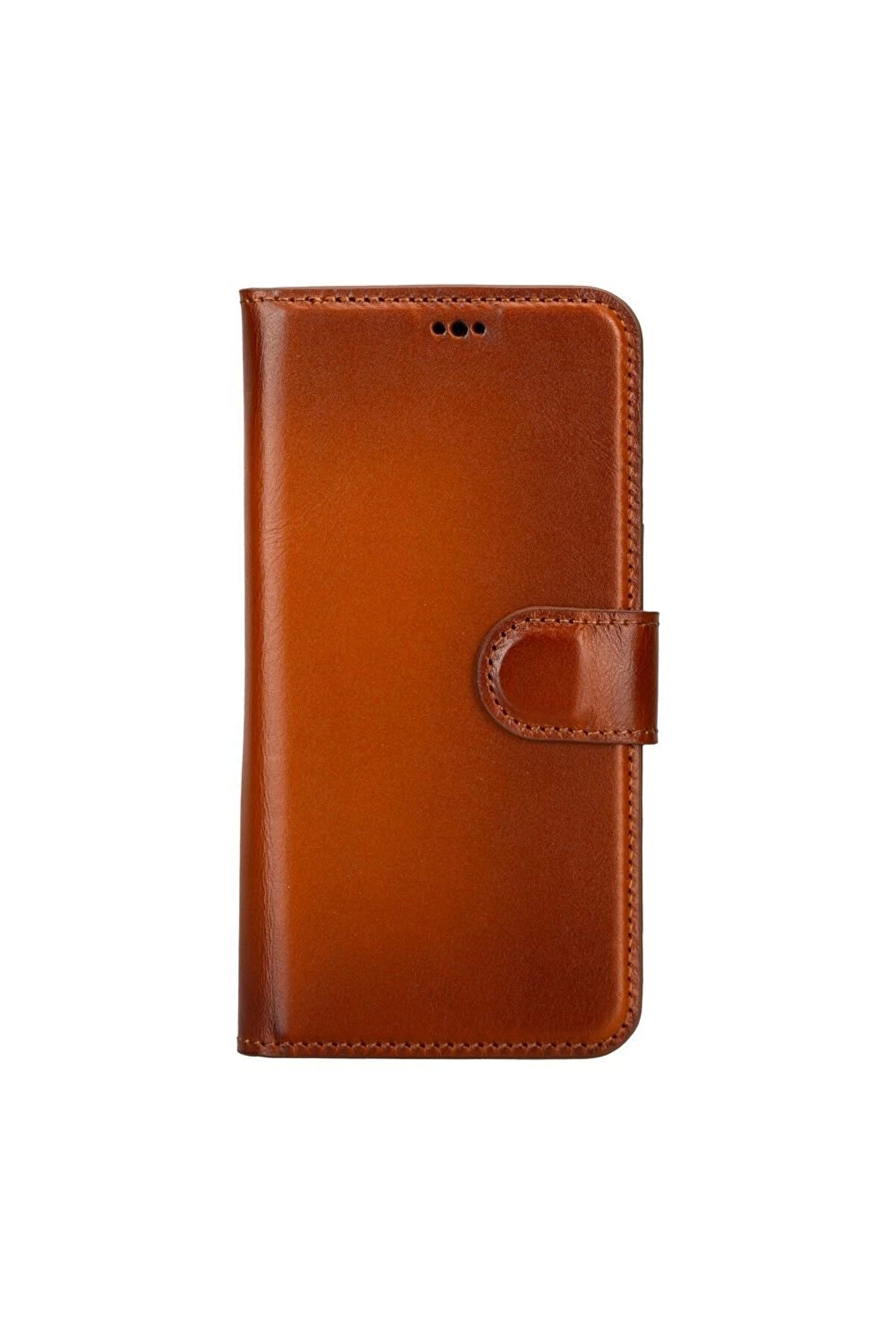 Apple İphone 15 Plus Uyumlu Deri̇ Cüzdanlı Kılıf Mwwn Rst2Ef Taba