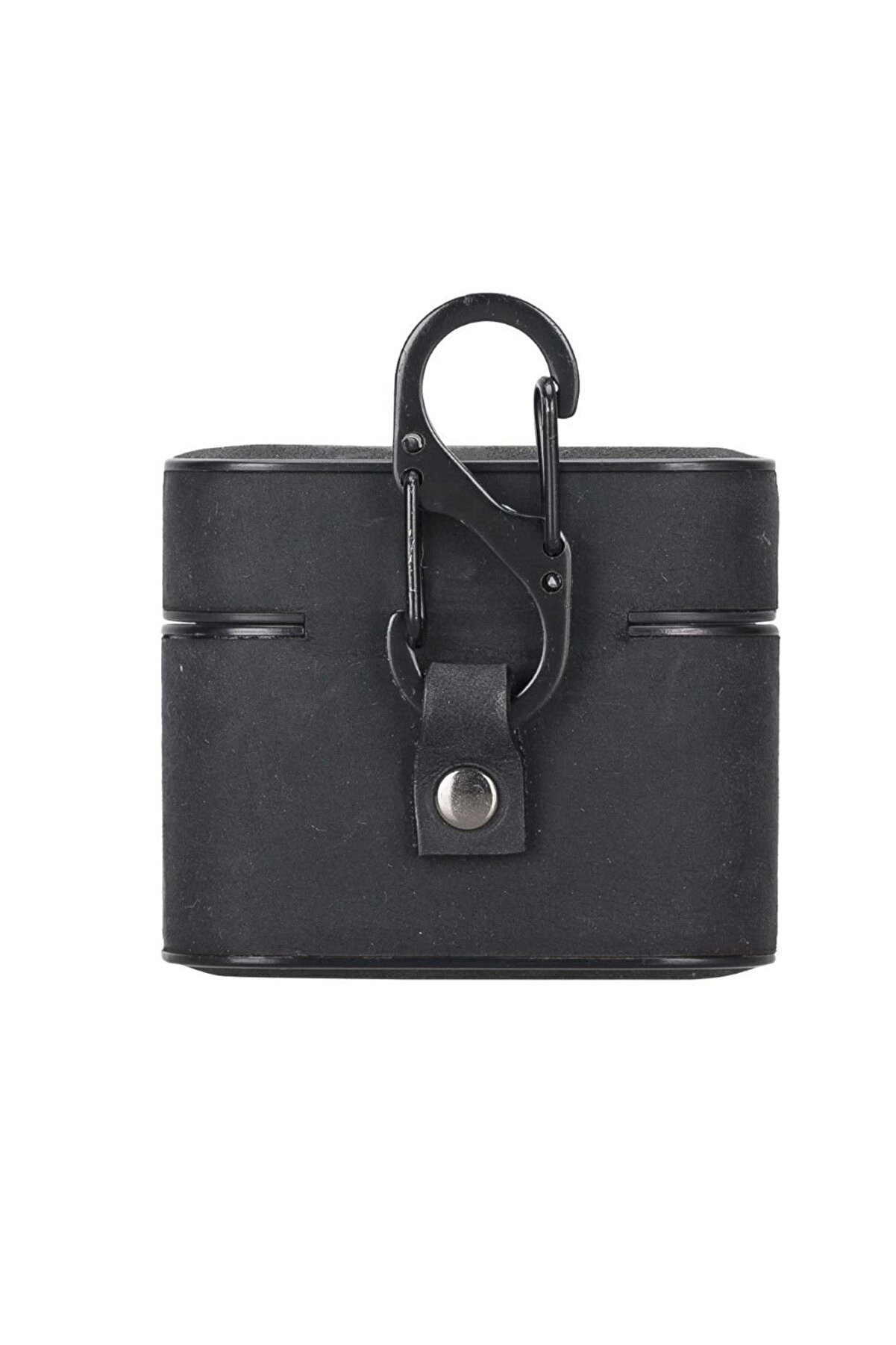 Casquet Apple Ai̇rpods 3.Nesi̇l Uyumlu Deri̇ Kılıf G1 Si̇yah