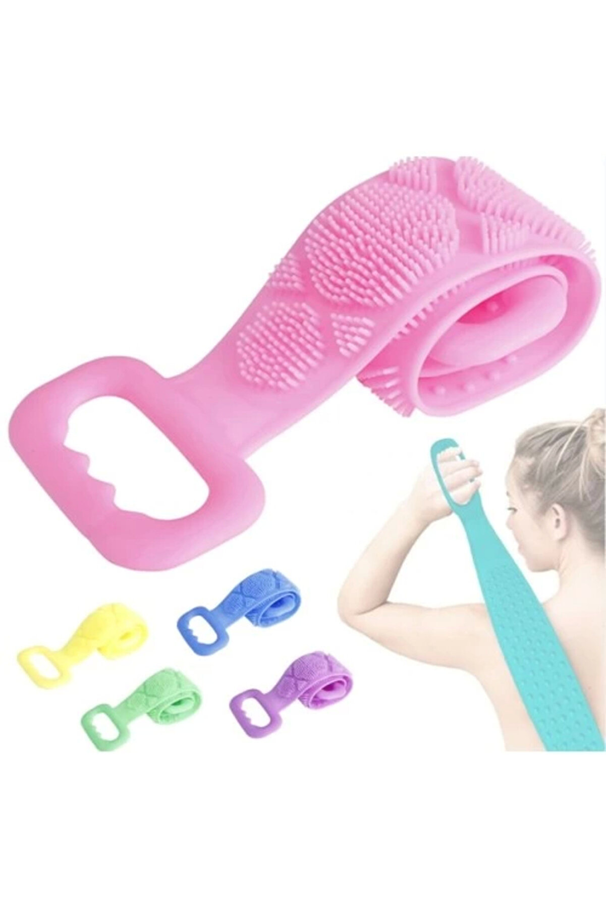 gizmurstore Banyo Sırt Kesesi Çift Taraflı 70 cm