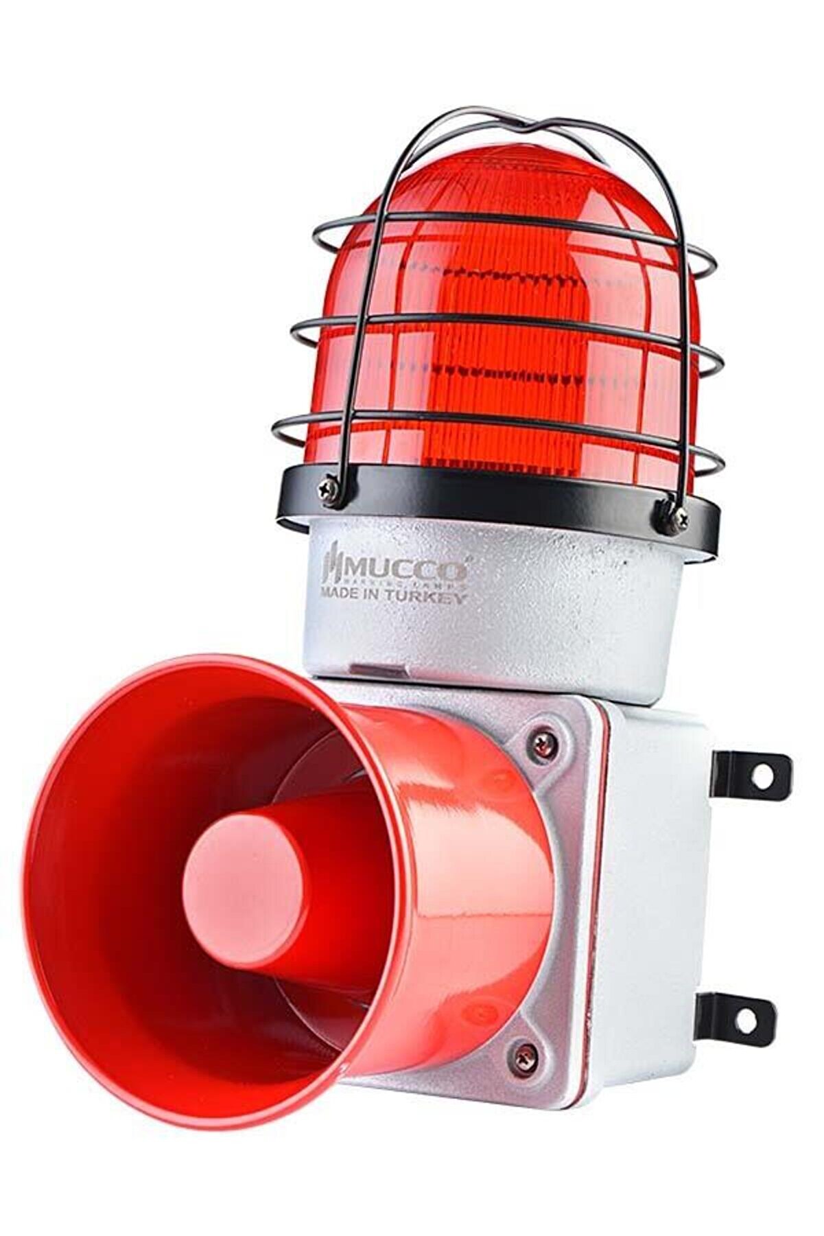 evimdeyokyok Snt-e12513-d E125 Serisi Endüstriyel Işıklı Ikaz Sireni 12-30v/dc Tdrtr