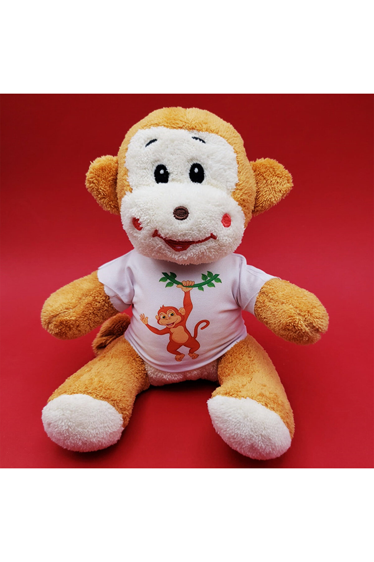 Ethab Ti̇caret Ti̇ş&ouml;rtl&uuml; Sevi̇mli̇ Peluş Maymun