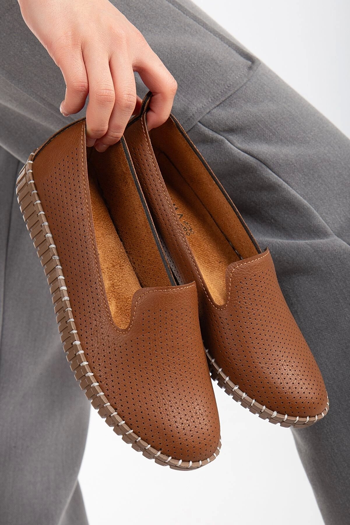 Gult Kadın Günlük Rahat Ayakkabı Taba