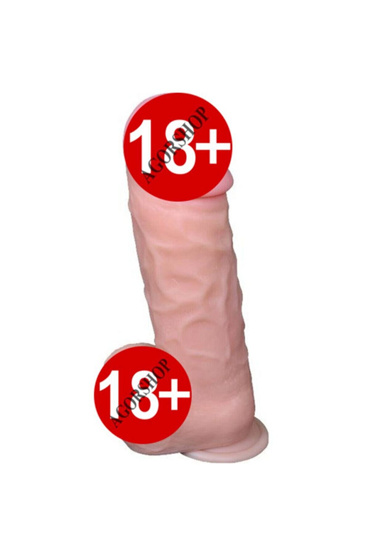 Meyrabest Di̇ldo Seri̇es X-Man Rubber Kalın Reali̇sti̇k Peni̇s