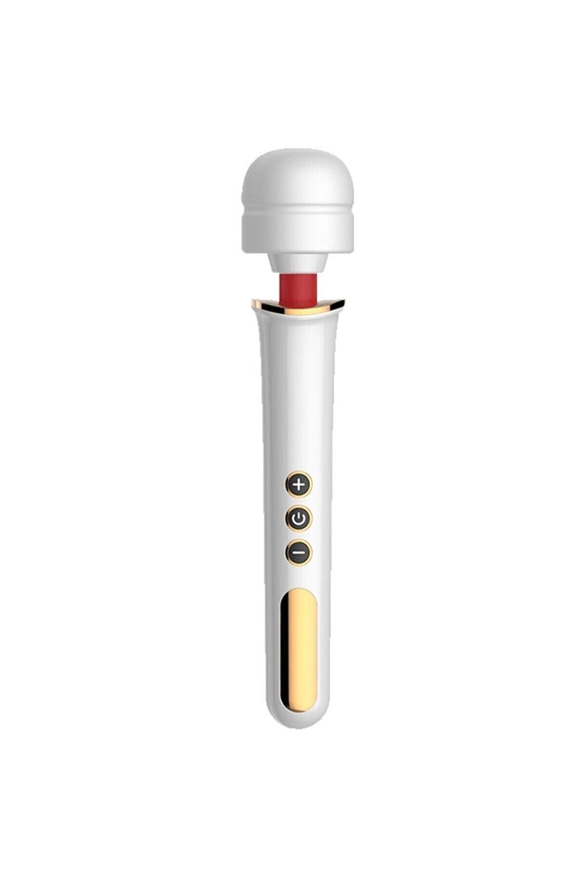 Erox Adam&Eve New Professi̇onal 10 Modlu G&uuml;&ccedil;l&uuml; Masaj Aleti̇ Beyaz