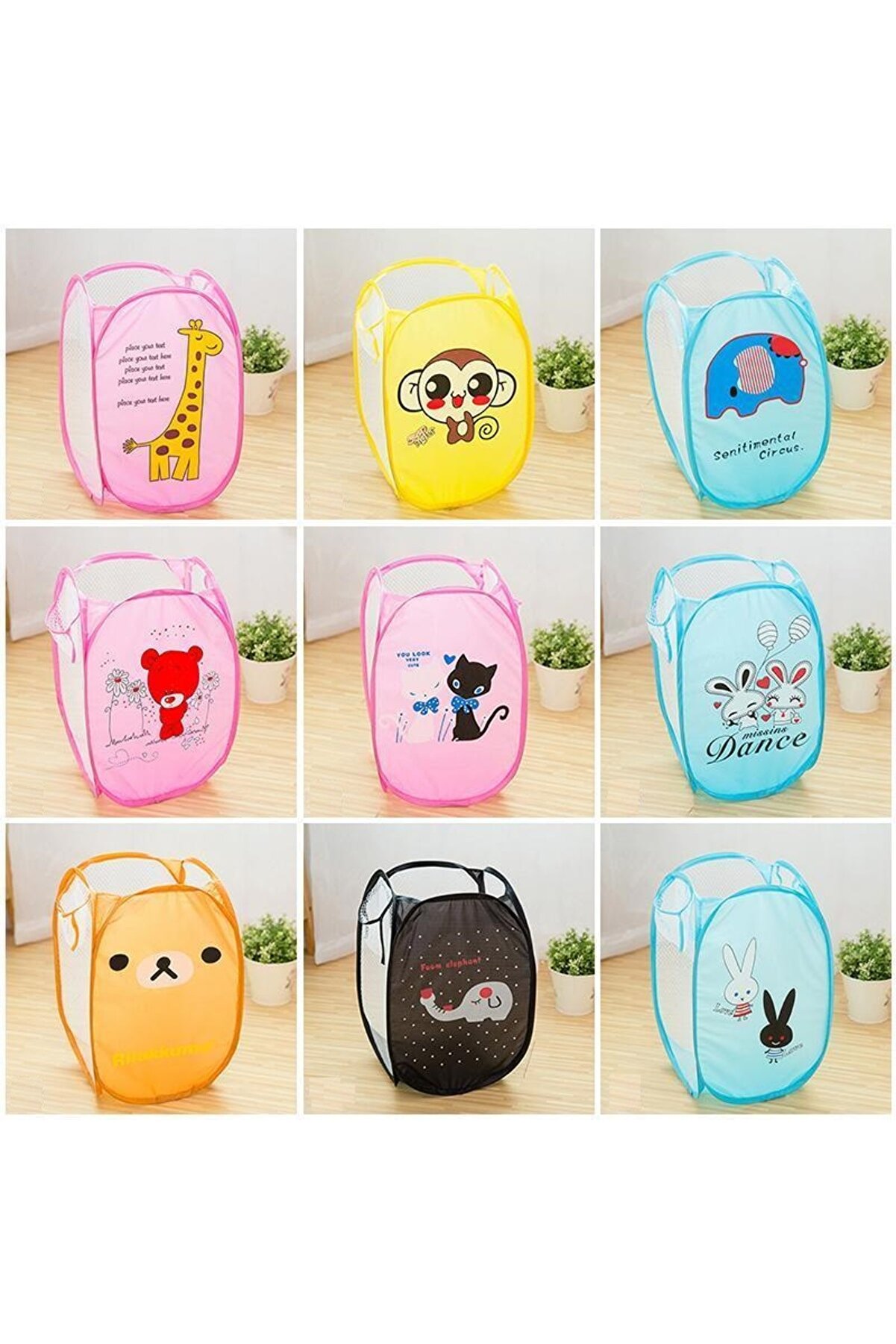 Oyuncak Ve Çamaşır Sepeti̇ Hayvan Fi̇gürlü Yeni̇ Dev Boy