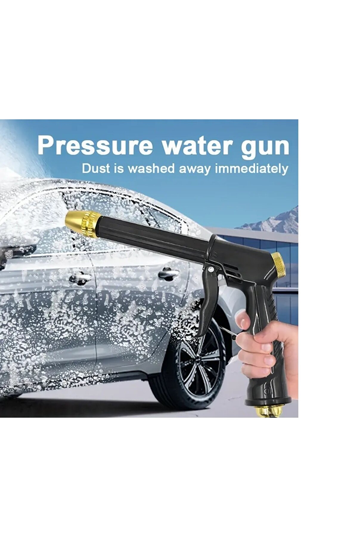 Ethab Ti̇caret Ayarlanabi̇li̇r Basın&ccedil;lı &Ccedil;ok Fonksi̇yonlu Yıkama Tabancası