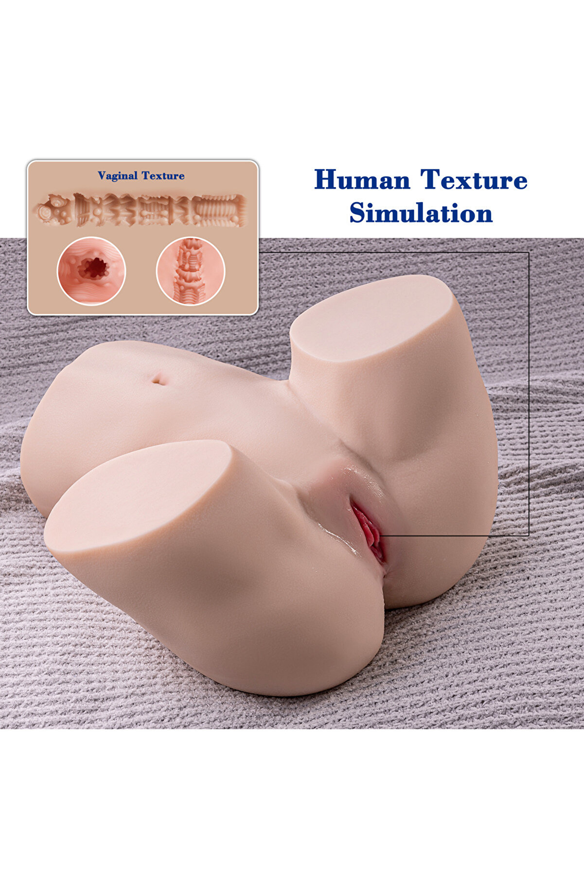 Erox Gi̇na Telescopi̇c Hareketli̇ Ti̇treşi̇mli̇ Yarım V&uuml;cut Mast&uuml;rbat&ouml;r