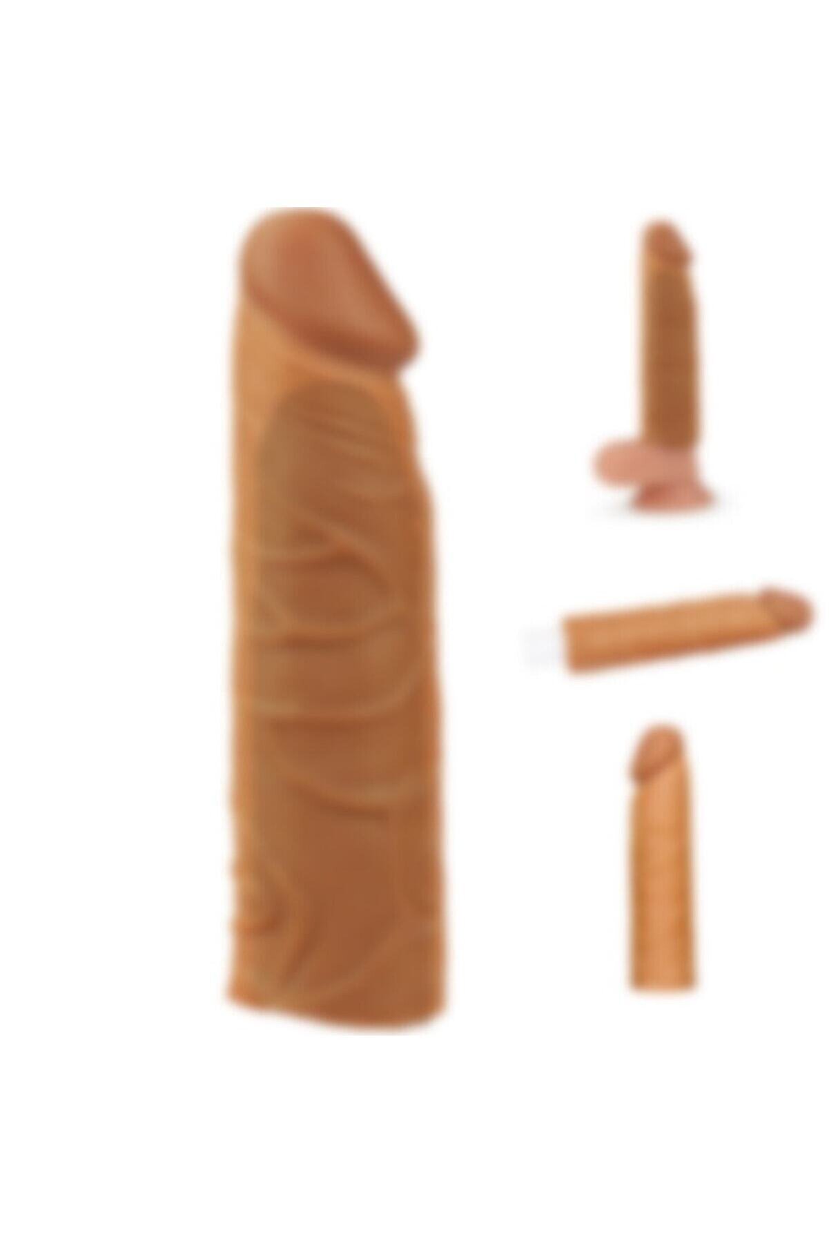 Erox Esnek Ve B&uuml;k&uuml;lebi̇li̇r 2.5 Cm Uzatmalı Her Peni̇se Uygun Kesi̇p Kullanılabi̇li̇r Peni̇s Kılıfı