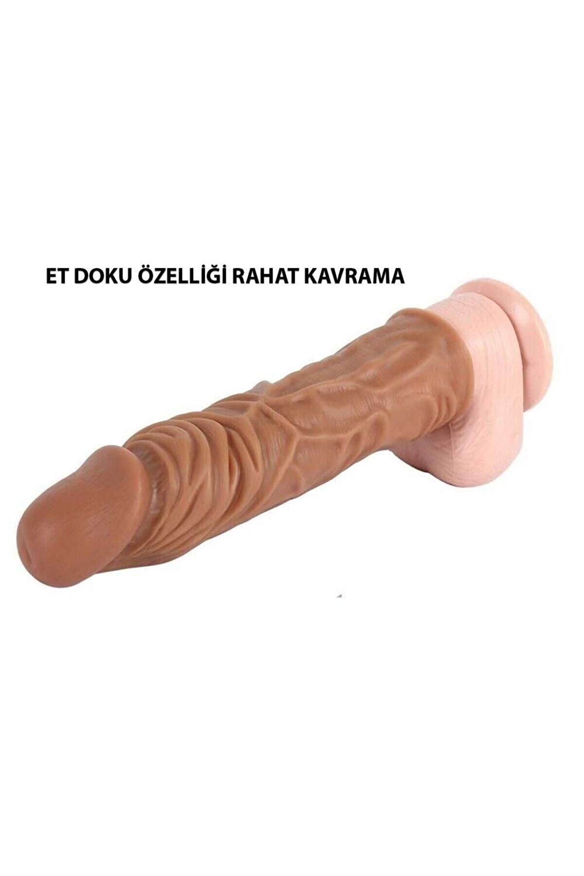 Erox Tam Kavrayan Maxx Yumuşak Et Dokulu 19,5 Cm Peni̇s Kılıfı