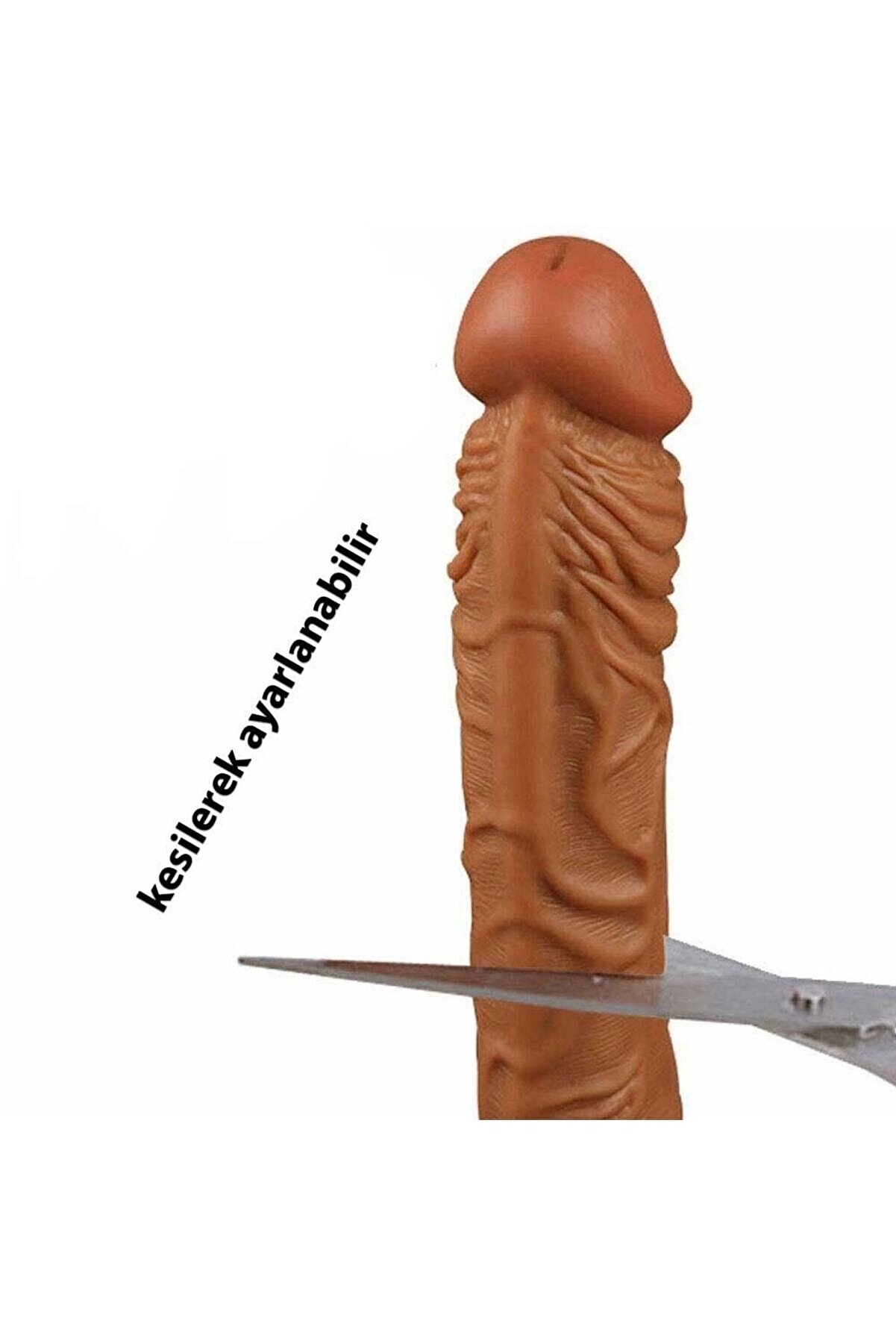 Erox Tam Kavrayan Maxx Yumuşak Et Dokulu 19,5 Cm Peni̇s Kılıfı