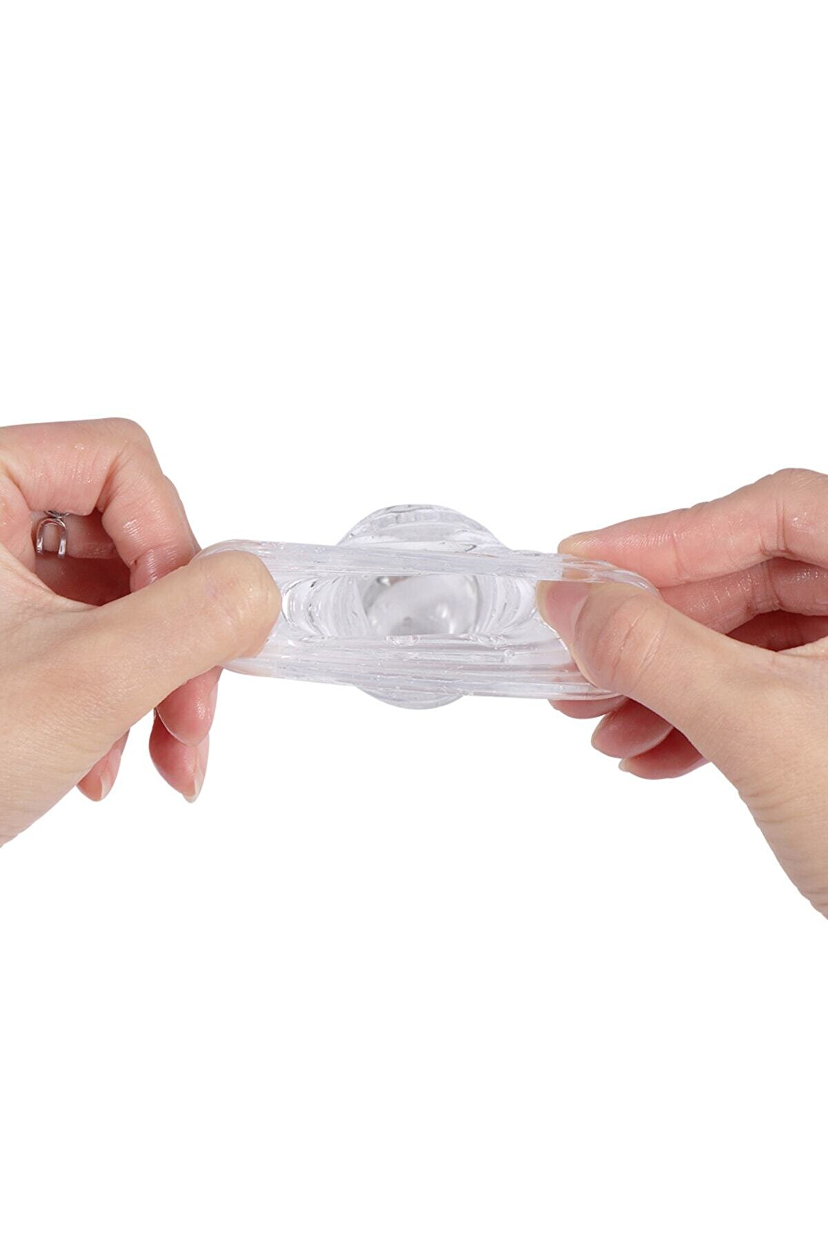 Erox Sleeve Si̇li̇kon Şeffaf Peni̇s Kılıfı