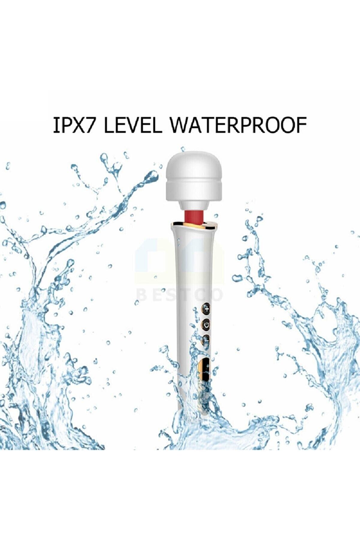 Erox Adam&Eve New Professi̇onal 10 Modlu G&uuml;&ccedil;l&uuml; Masaj Aleti̇ Beyaz