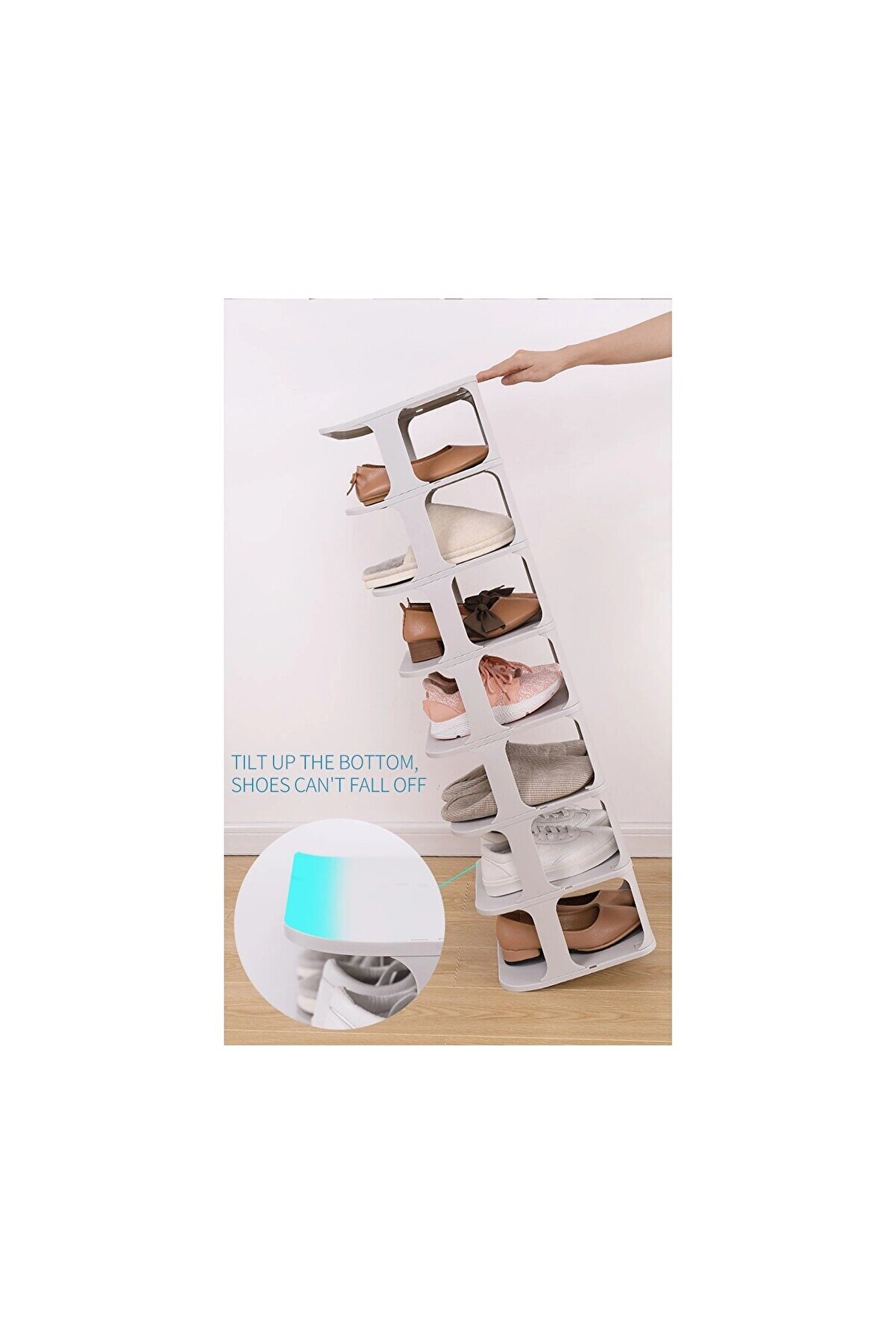 5 Katlı Prati̇k Ayakkabılık Ayakkabı Rafı