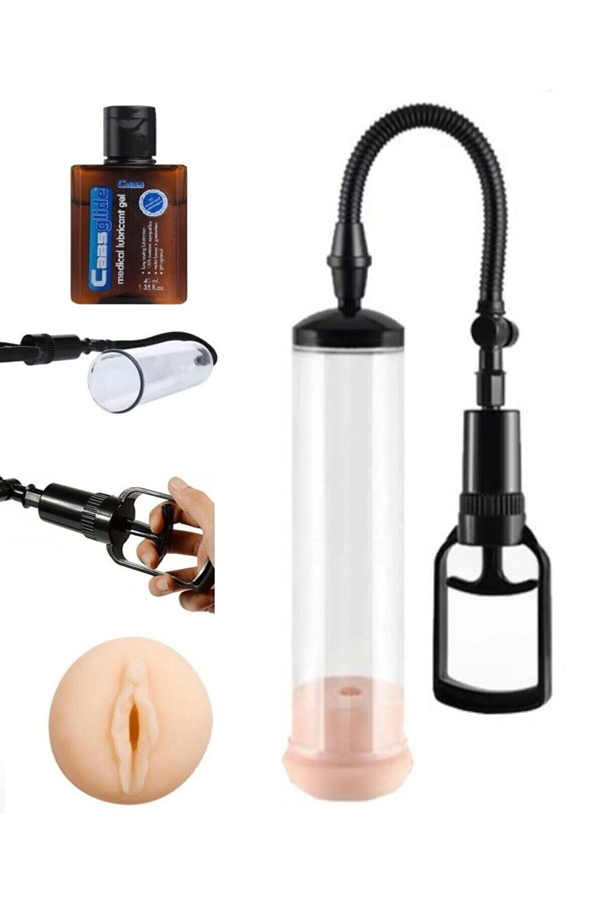 Erox Vaji̇na Başlıklı Peni̇s Pompası Vakum 40Ml Jel